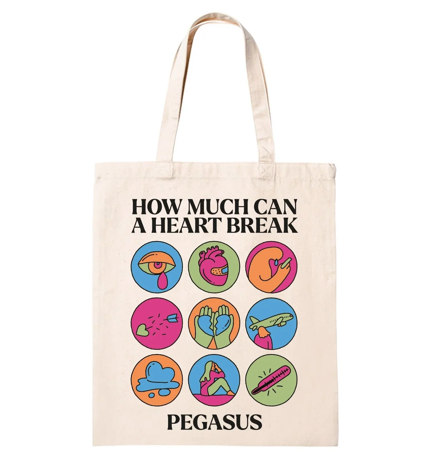 Tour merchandise design for Pegasus by freelance illustrator Sayori Wada, including T-shirts and posters for live concerts