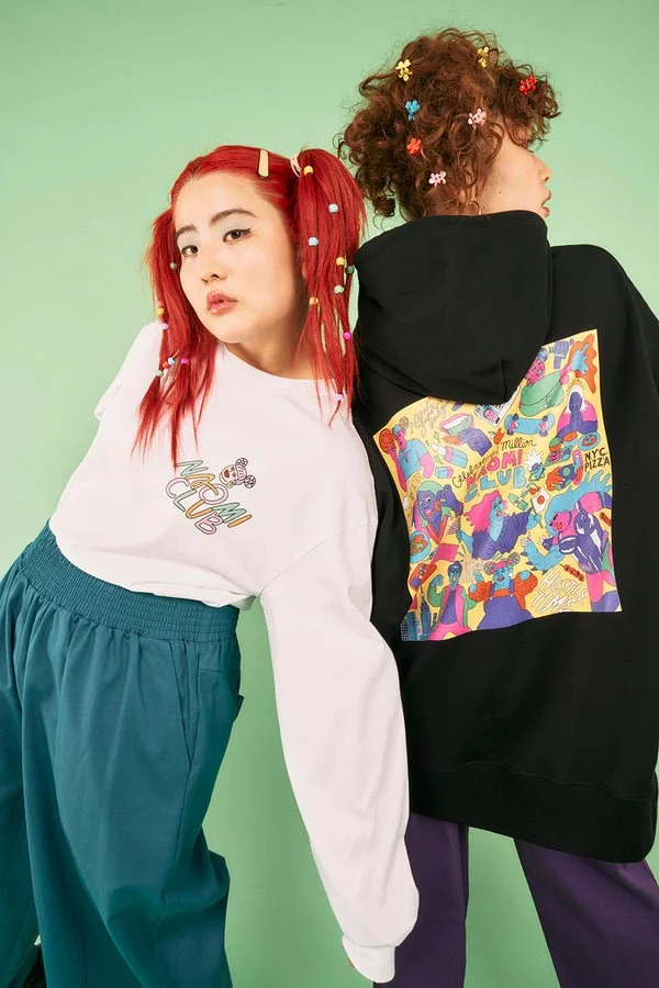 YouTube anniversary merchandise design for Naomi Watanabe by freelance illustrator Sayori Wada