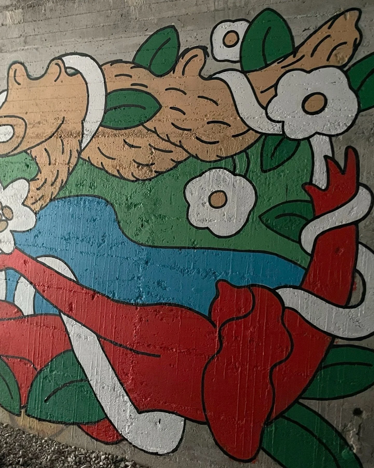 Project installation view of Wiege der Schweiz design by freelance illustrator Sayori Wada in Zurich