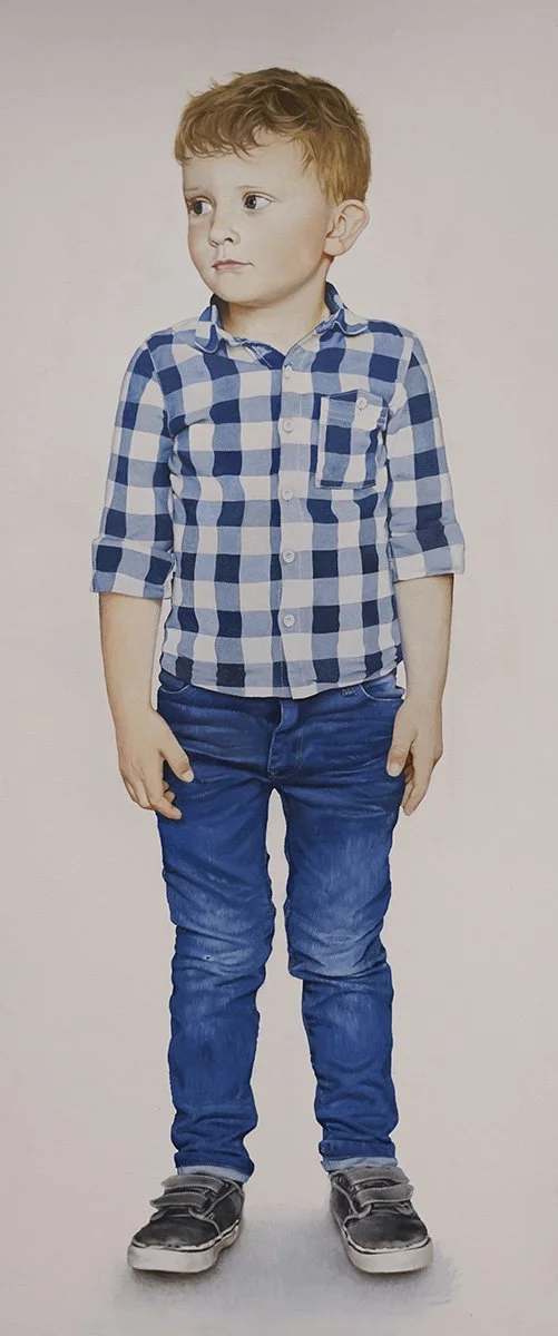 Commission a portrait painting by Andrew Mortimer - group portraits, animal portraits, any size possible