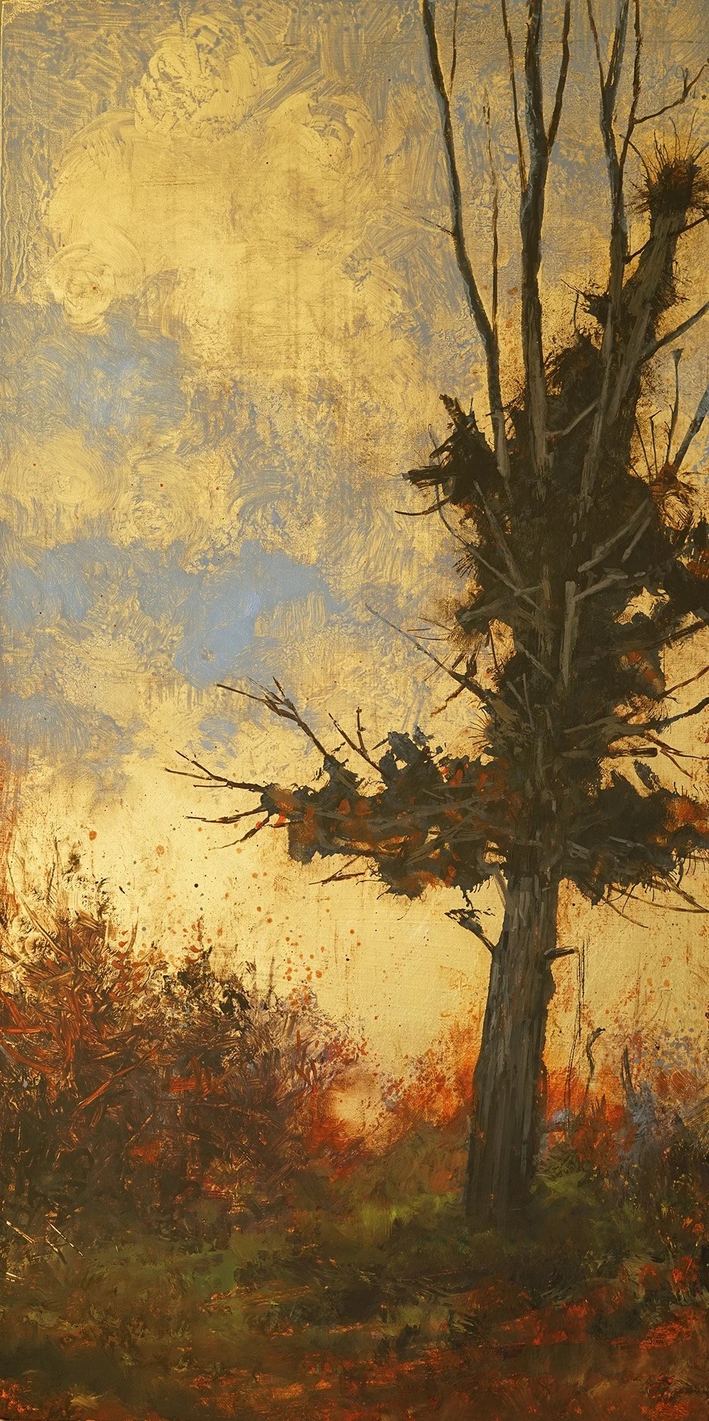 oil-painting-on-gold-leaf-by-andrew-mortimer-gold-leaf-artist_Autumn light 2.jpg