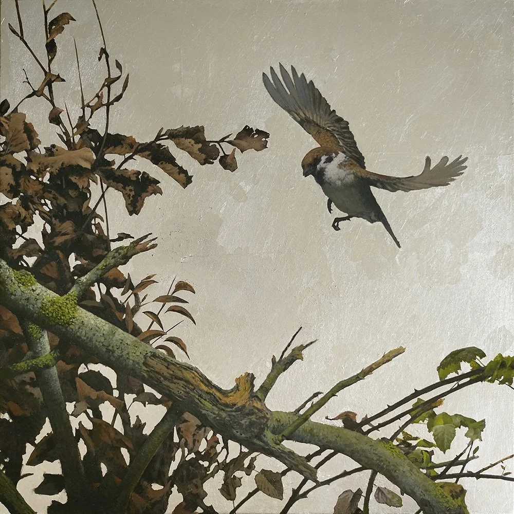 Passer portum - gilded print