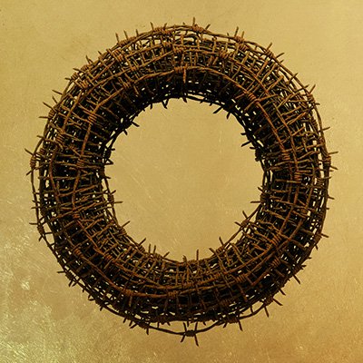 Original contemporary gold leaf artwork by British artist Andrew Mortimer