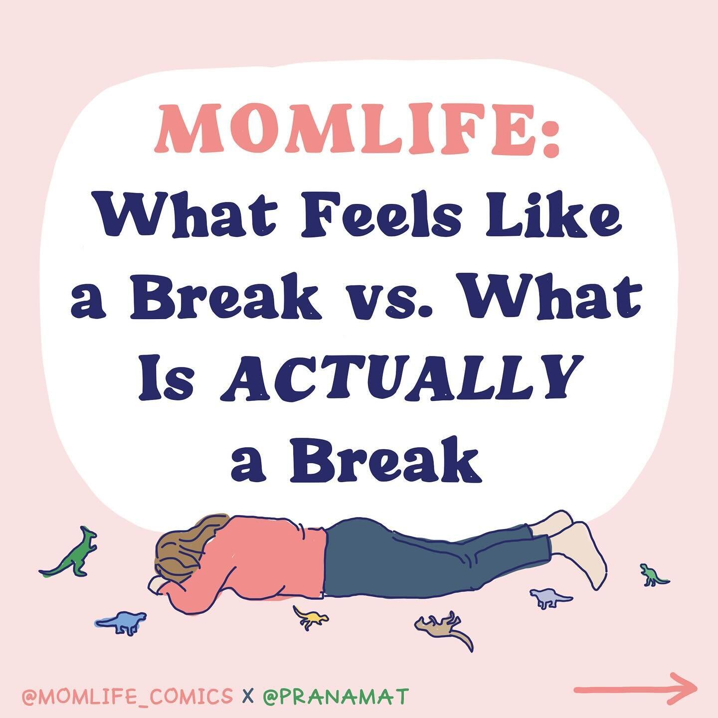 🚨ALL MOMS NEED REAL BREAKS🚨 I don&rsquo;t care who you are: you need regular breaks from mothering. Not going-to-the-gynecologist-alone-type breaks but REAL, actual breaks. I know that when you&rsquo;re in the thick of it, it can feel (or be) impos