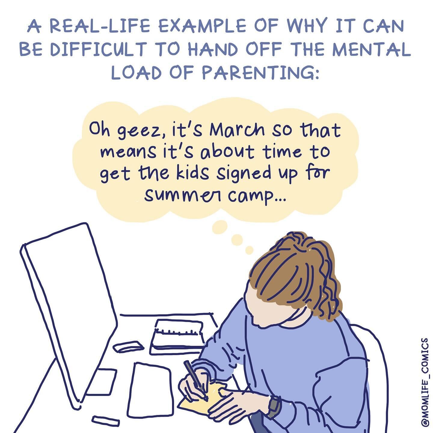 I made this comic for my subscribers last year + a lot has changed in our family since then: Ben left his job at the DA&rsquo;s office to run his own business (so he has tons more flexibility) + he&rsquo;s been doing way more of the daily parenting t