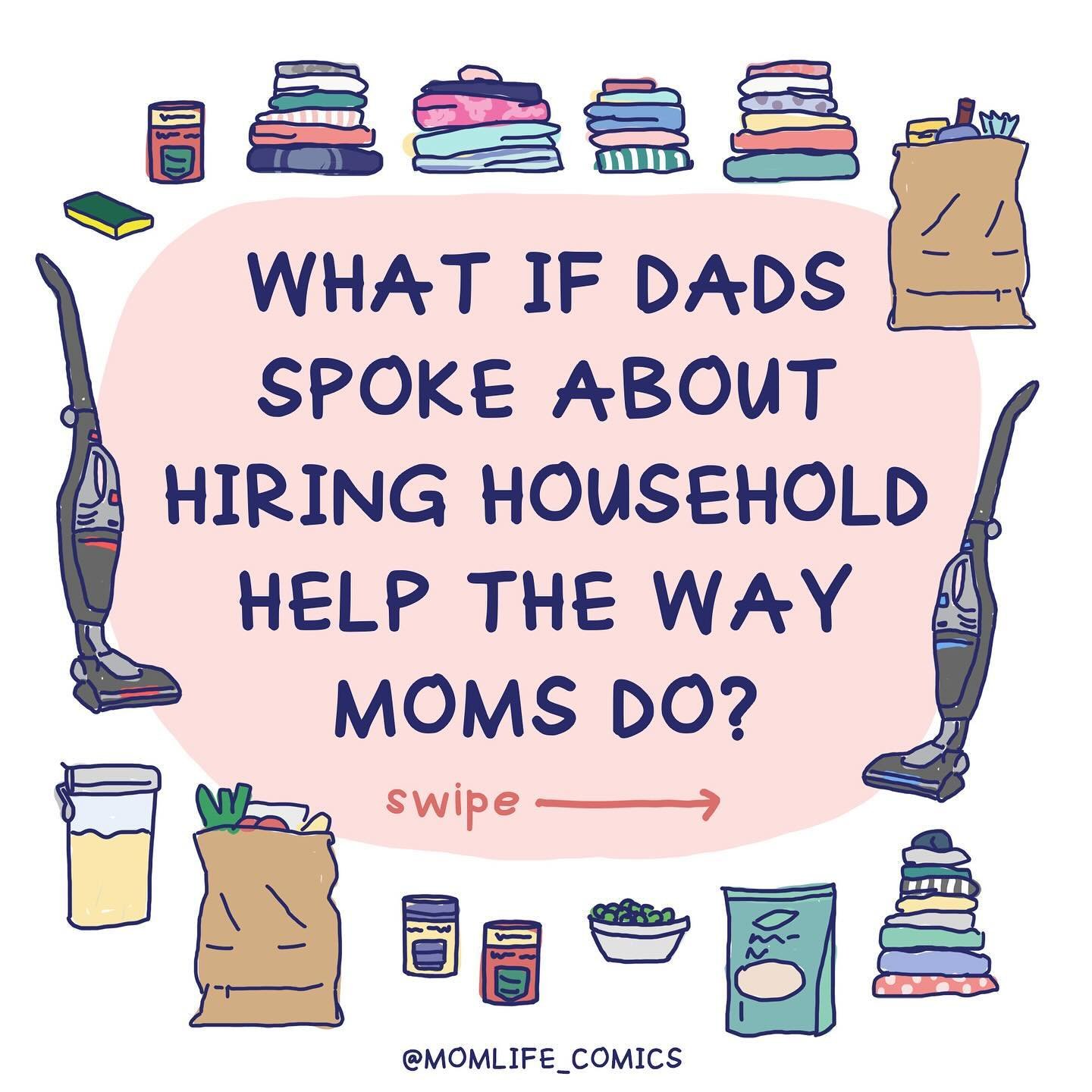 Let&rsquo;s talk about the double standards surrounding hiring household help/outsourcing household tasks:

So many of you message me about the immense sense of guilt AND simultaneous relief you feel whenever you outsource a typically &ldquo;female-c