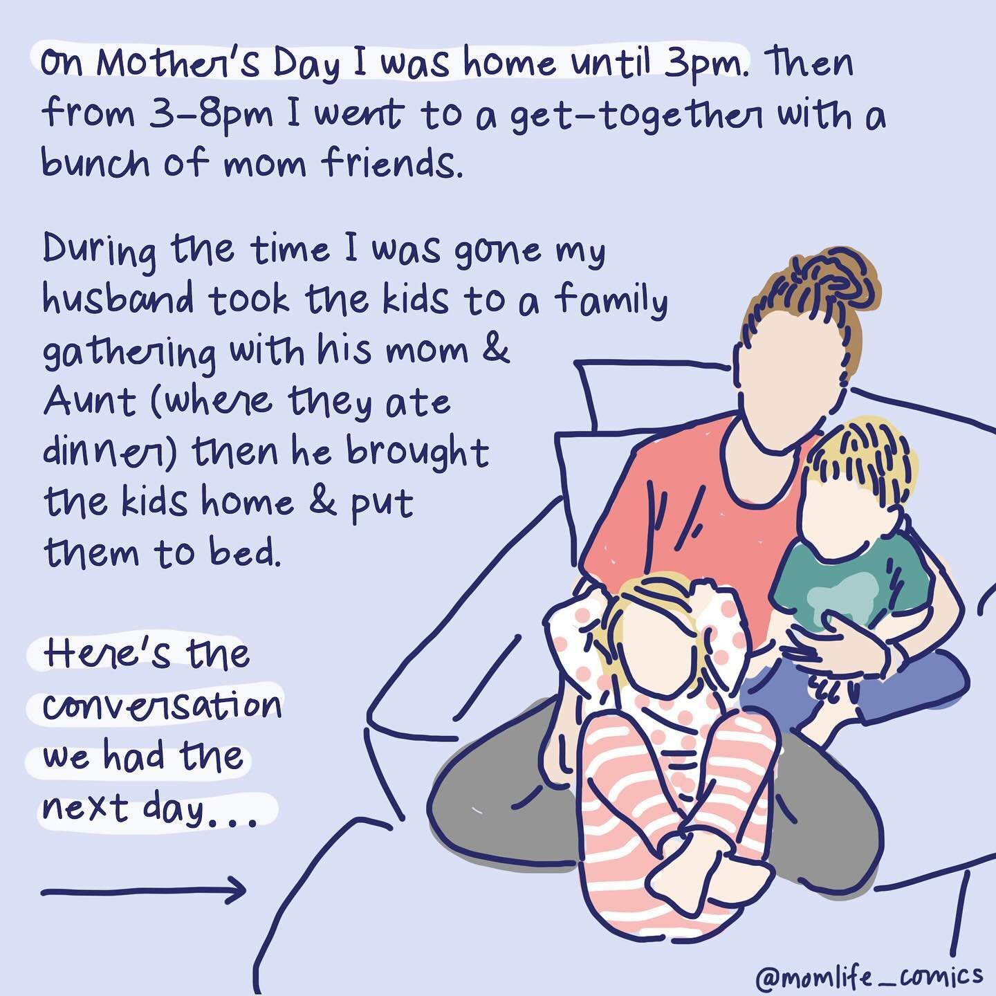 It&rsquo;s time for my annual retelling of this classic Mother&rsquo;s Day story (that I made back in 2022). Never gets old&hellip;🐉 

But good news! A LOT has changed in the past 2 years + Ben definitely wouldn&rsquo;t feel this way (OR say this!) 