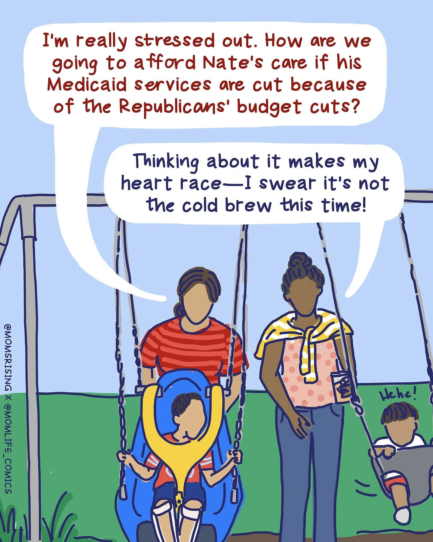 Medicaid provides care to seventy-two million people.
But Trump and Republicans in Congress made extreme cuts to Medicaid to pay for separating families, human rights abuses, and terrifying hardworking immigrants—people essential to our care w