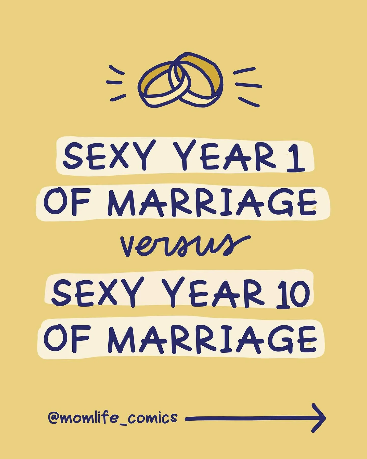 Ben and I got married 13 years ago today! 🥂 Thus, it&rsquo;s time for my annual reposting of this comic [that I made for our 10th anniversary]&mdash;with a few added slides 😉

👉What are some of the &ldquo;sexiest&rdquo; things your long-time partn
