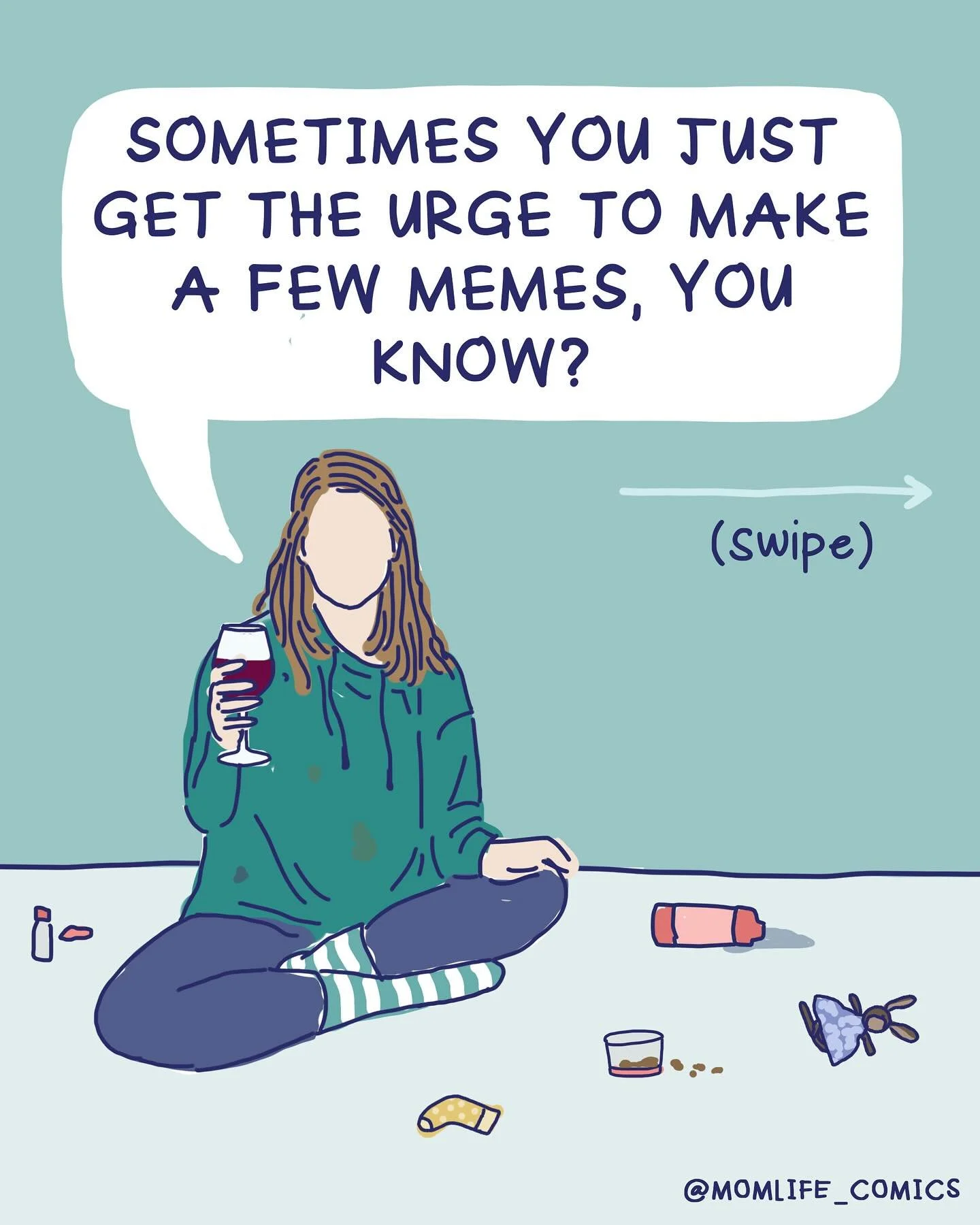 Trying this again! Which meme do you most relate to? 

If you can&rsquo;t tell, I had a lot of fun making these 🤪Happy holiDAZE, friends!

[PS. You know where to find the 🔗 for these things! ☝🏼]

#tiredasamother #honestmotherhood #momcomics #momco