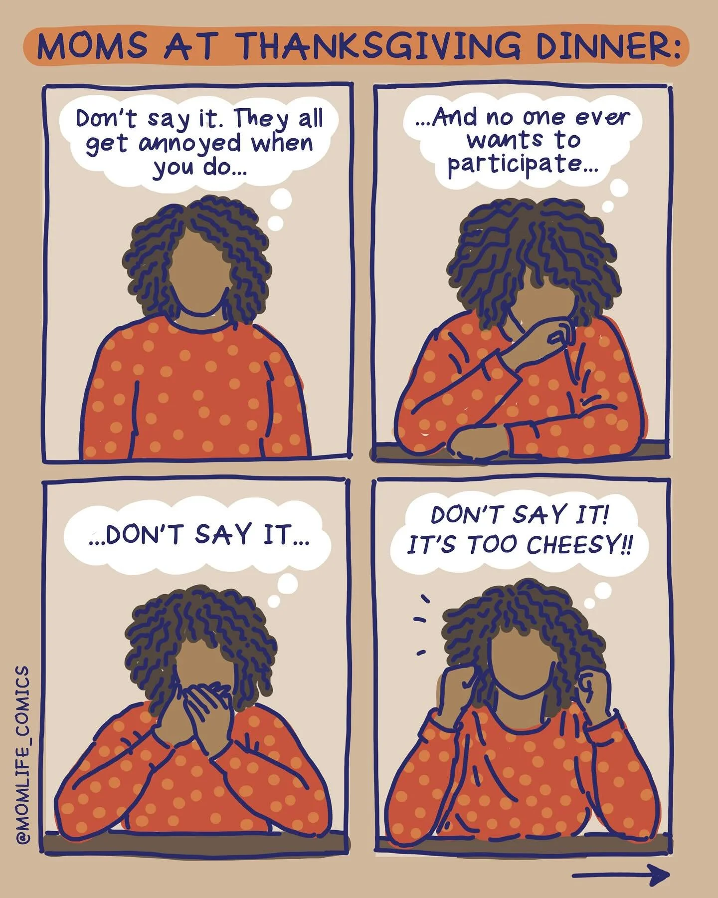 Happy Thanksgiving! 🧡🤎💛💚 

Swipe for a collection of posts from the past few years 👉

I&rsquo;m grateful to all of you&mdash;thank you for sharing + supporting my work and for speaking up for moms + women. An most importantly: thank you for figh