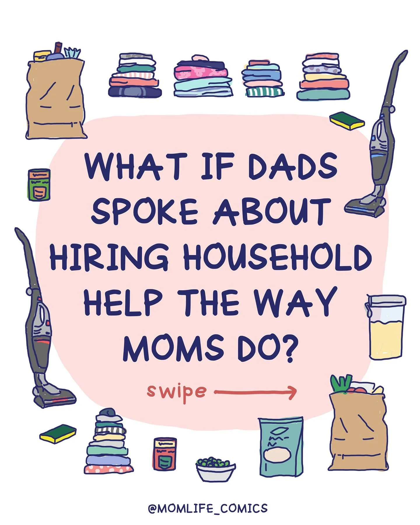 When a woman says it, it sounds normal. When a man says it, it sounds ridiculous. What does that tell you about cultural expectations? 🙄

So many women feel an immense sense of guilt (along with relief, of course) when we outsource a typically &ldqu