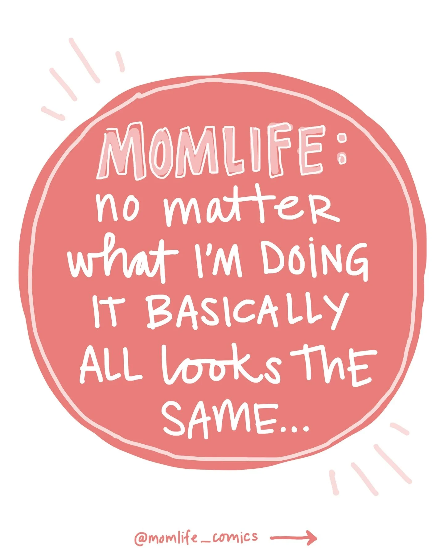 I made this comic in 2020 (!!!) and even though my kids are much older and *slightly* less clingy now, it still feels VERY applicable to my life:

At ages 9 and 6, my kids still stand outside of the shower talking to me while I wash my hair. 

They s