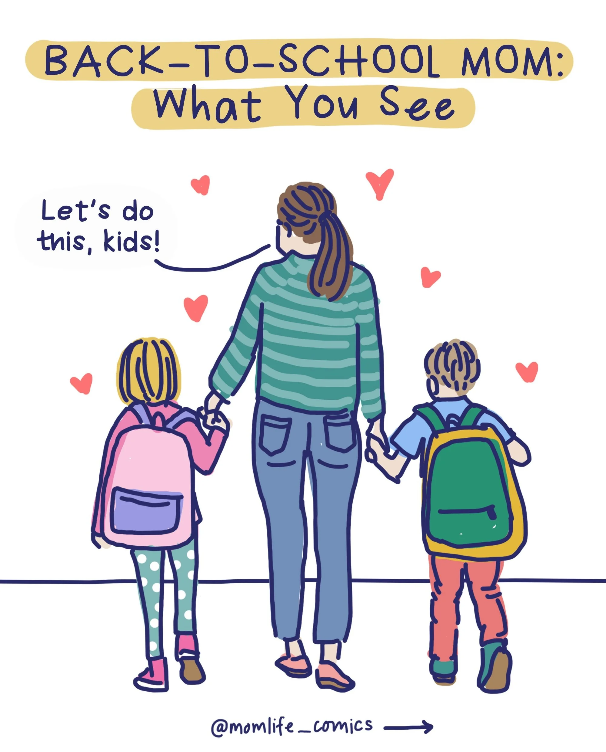 Our kids don&rsquo;t go back to school until next week (almost there 🤪) but I see that many of your kids are back this week (or have been back!), so here are a few old comics in honor of BTS season&hellip;

*A huge huge HUGE shout-out to all of you 