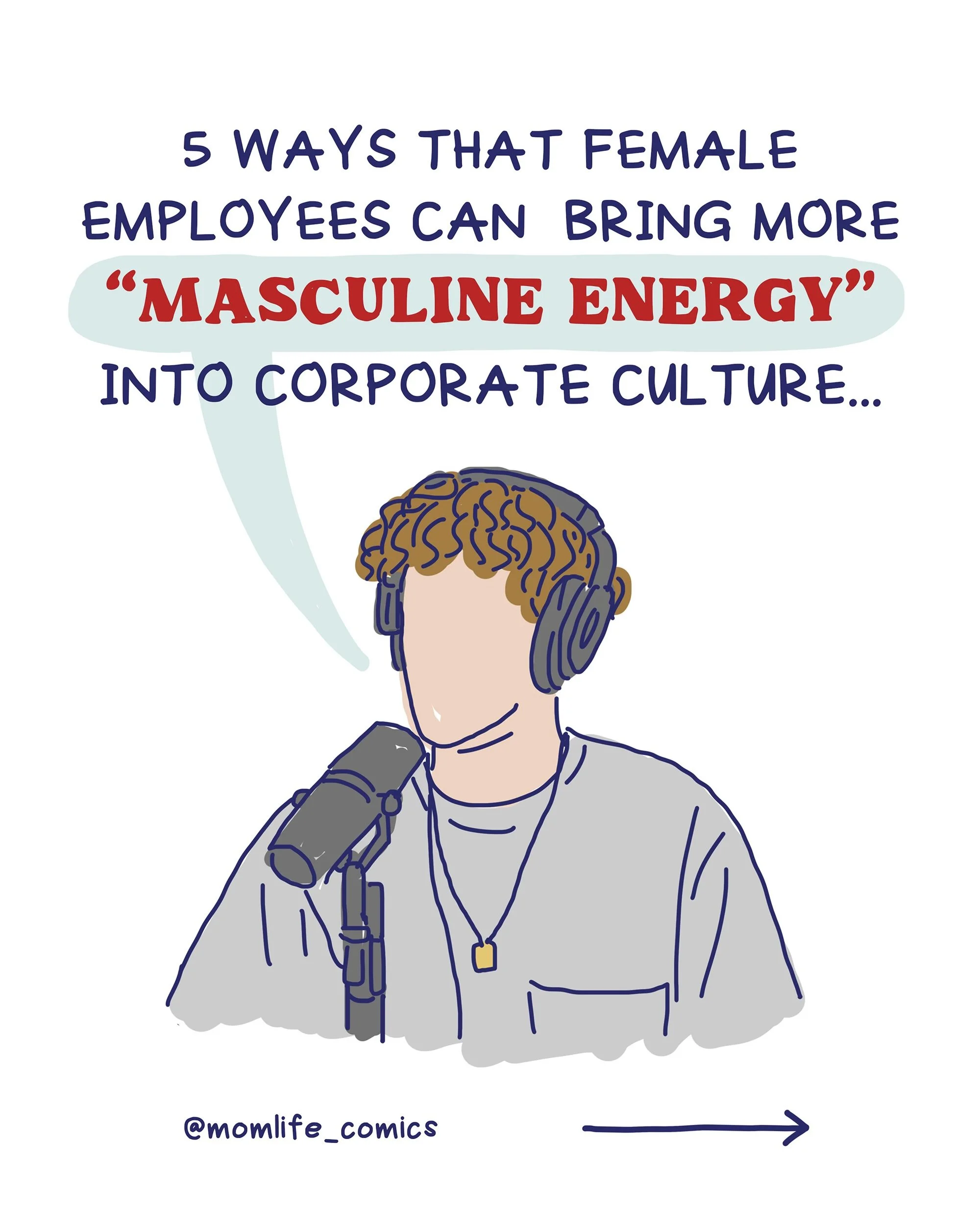 #flashbackfriday (IS THAT STILL A THING?) to when Mark Zuckerburg went on Joe Rogan&rsquo;s podcast and said that companies &ldquo;need more masculine energy&rdquo; 🤡 

It&rsquo;s been over 1.5 years since he made this *groundbreaking* statement, so