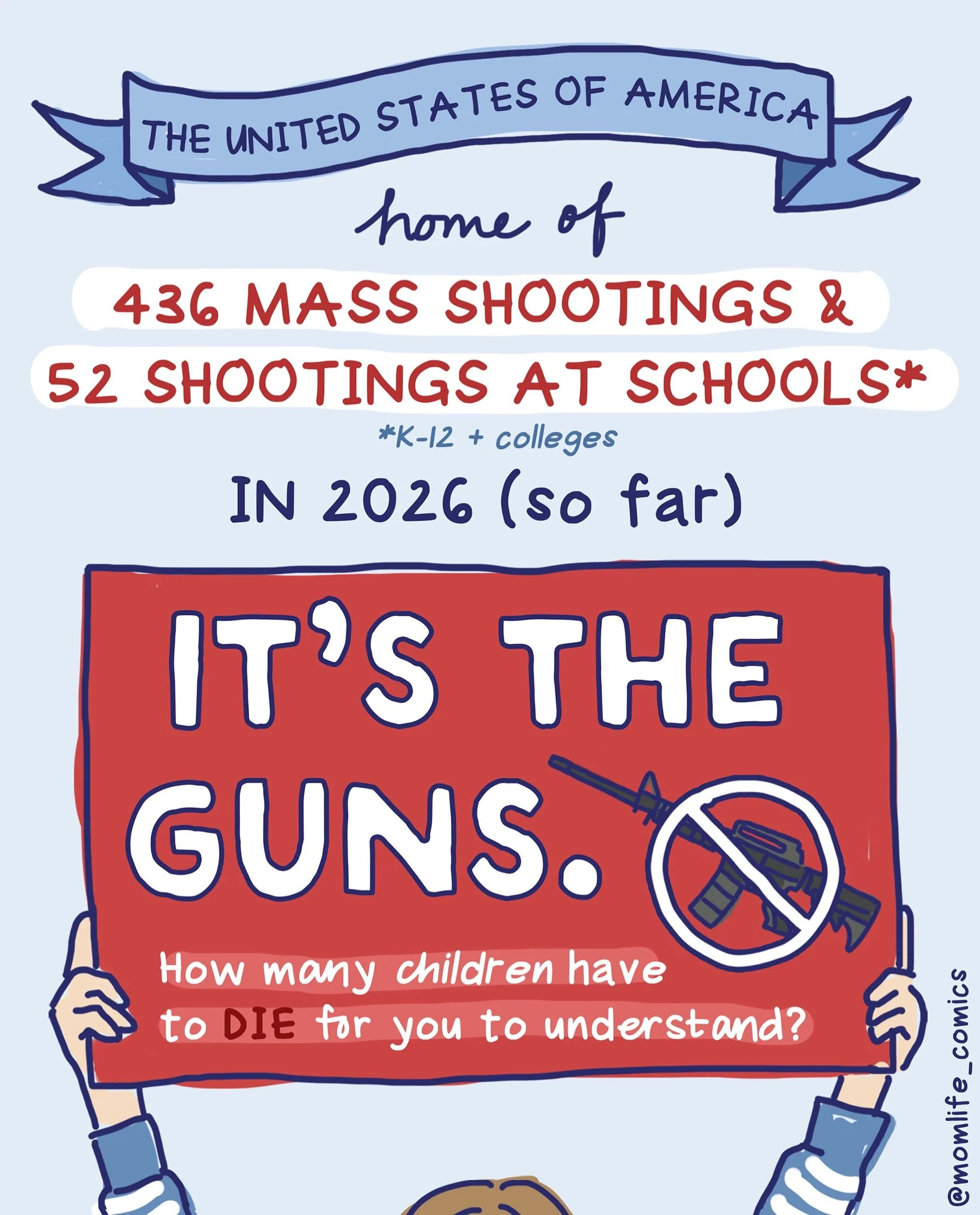 Pretty f*cked up that I have a folder of illustrations on my computer entitled &ldquo;school shootings&rdquo; and it&rsquo;s one of my most-added-to folders 💔

HOW MANY OF OUR CHILDREN HAVE TO DIE BEFORE OUR ELECTED OFFICIALS DO SOMETHING ABOUT GUNS