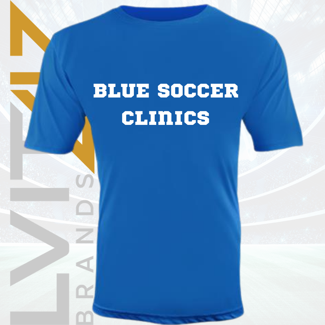 BLUE SOCCER CLINIC - 50 SHIRT COUNT