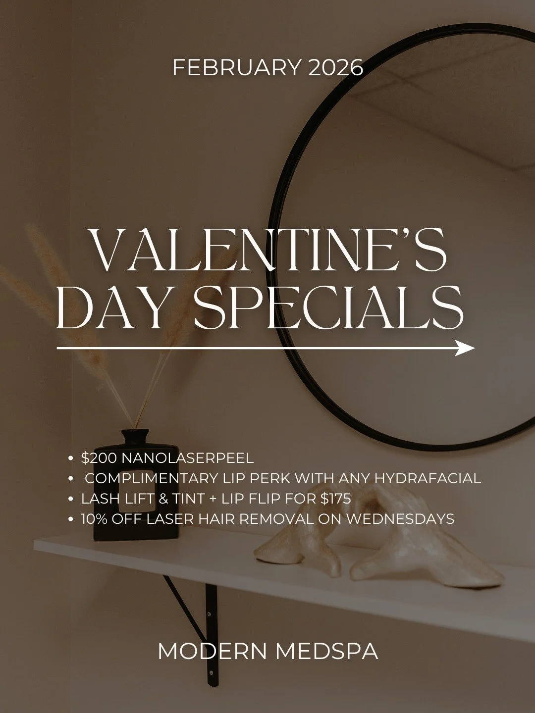 February is for treating yourself 💌

Our Valentine&rsquo;s Day Specials are officially here, and we've curated some special offers designed to keep you glowing all month long:

&bull; $200 NanoLaserPeel
&bull; Complimentary Lip Perk with any HydraFa