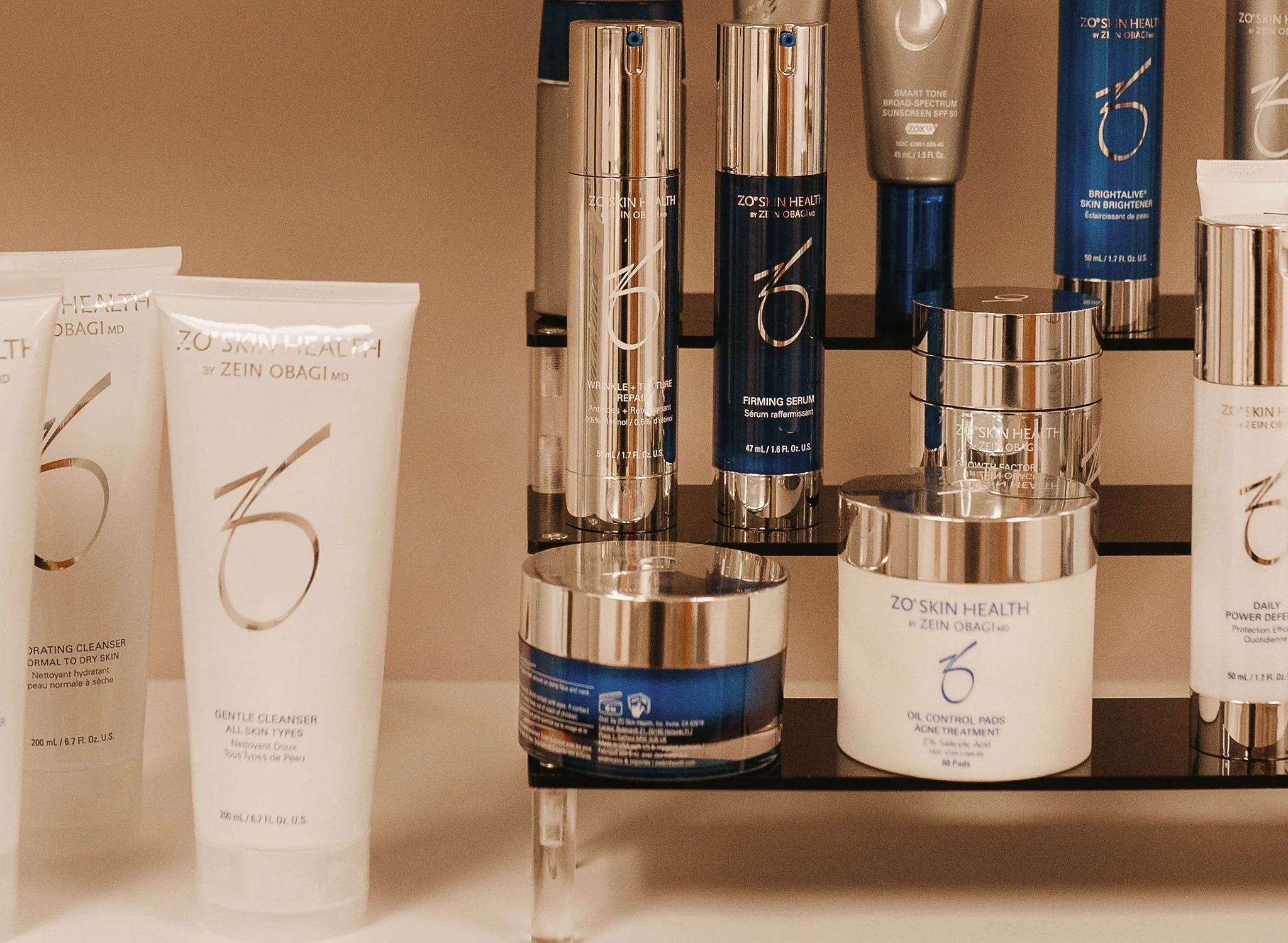 ZO Skin Health products at Modern Medspa