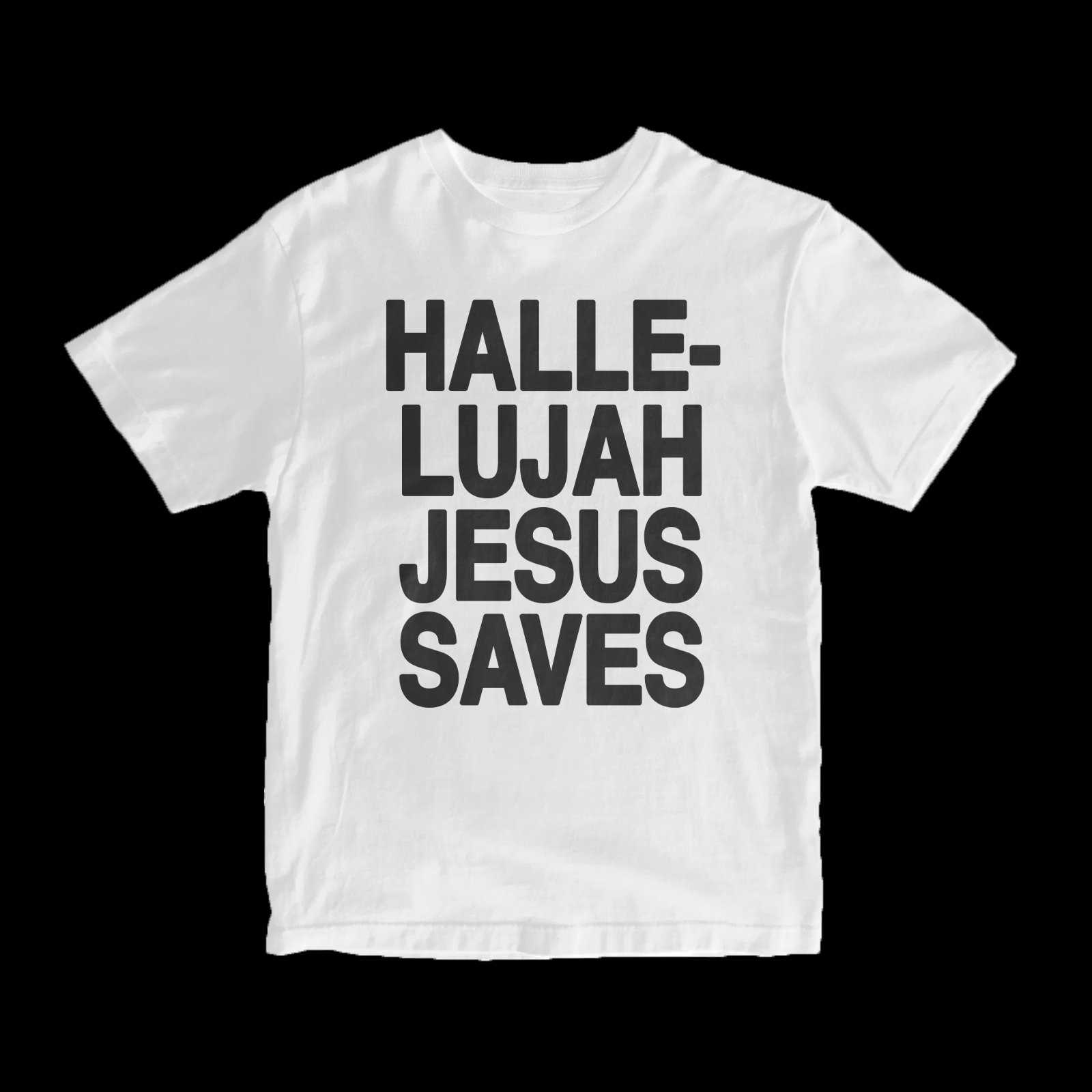 'Hallelujah Jesus Saves' Tee