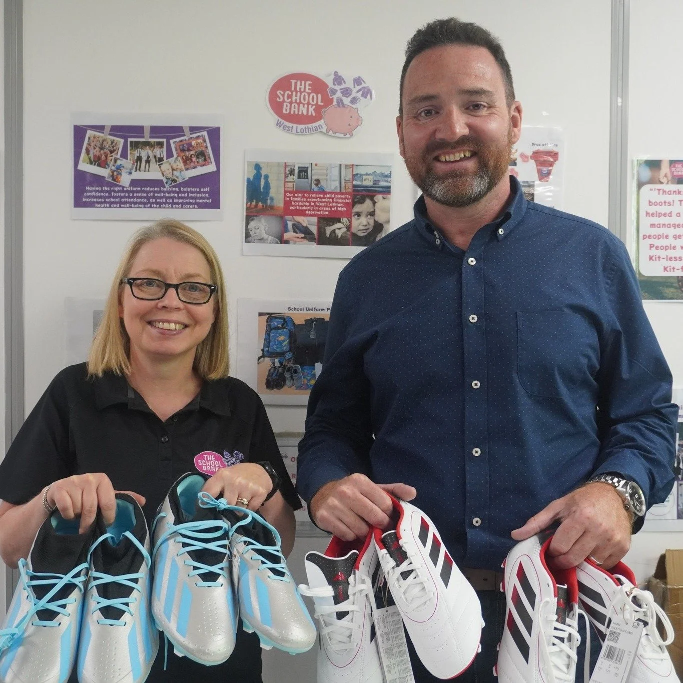 Every child deserves the best start in life.

Collette Moran and her brilliant team at the @theschoolbankwestlothian  are supporting families right across our communities to make that happen.

Their mission is simple but powerful: making sure no chil
