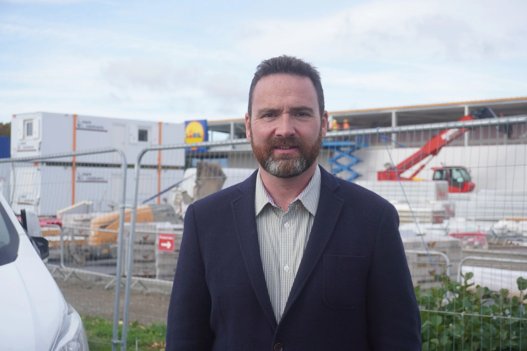 Stopped by the new @lidlgb site in Craigshill on the way to the office at @craigsfarm to check out the progress. 🏗️

It&rsquo;s coming on leaps and bounds, and with the store set to open in early December, I know a lot of people are looking forward 