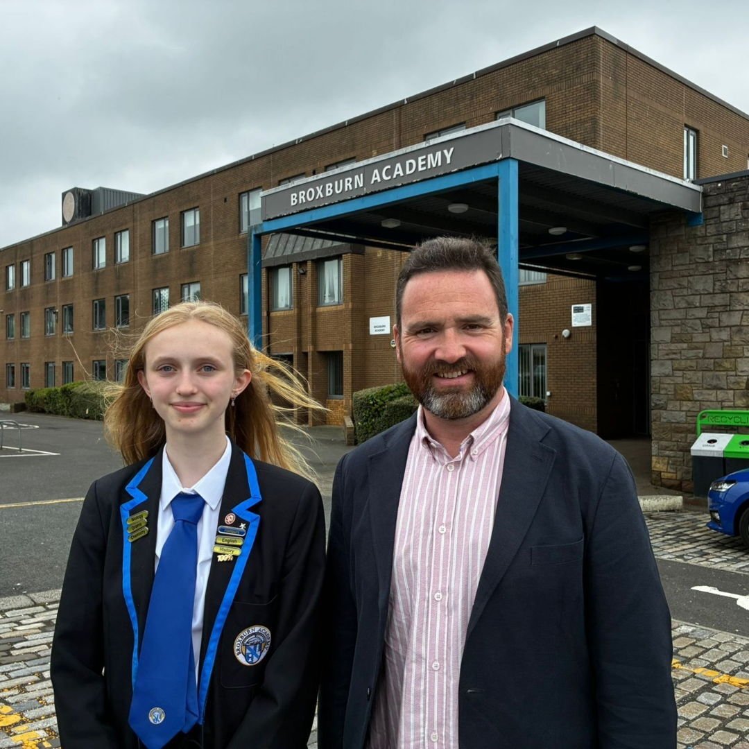 Congratulations to Broxburn Academy on winning this year&rsquo;s St Andrew&rsquo;s Debate, a superb result and well-deserved recognition of their talent and hard work.

A special mention to Lena Zielinska, a former Robin Cook Intern in my office, who