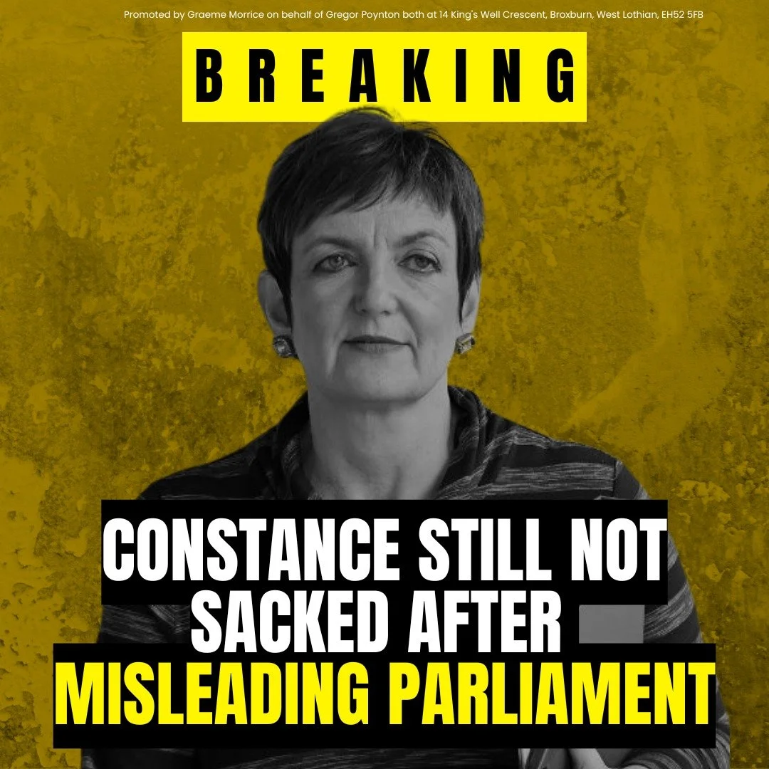 John Swinney and the SNP have created a culture of secrecy and cover-up in Holyrood.

Angela Constance has the confidence of John Swinney and her party, but she has lost the confidence of the victims and survivors of grooming gangs.

https://www.bbc.