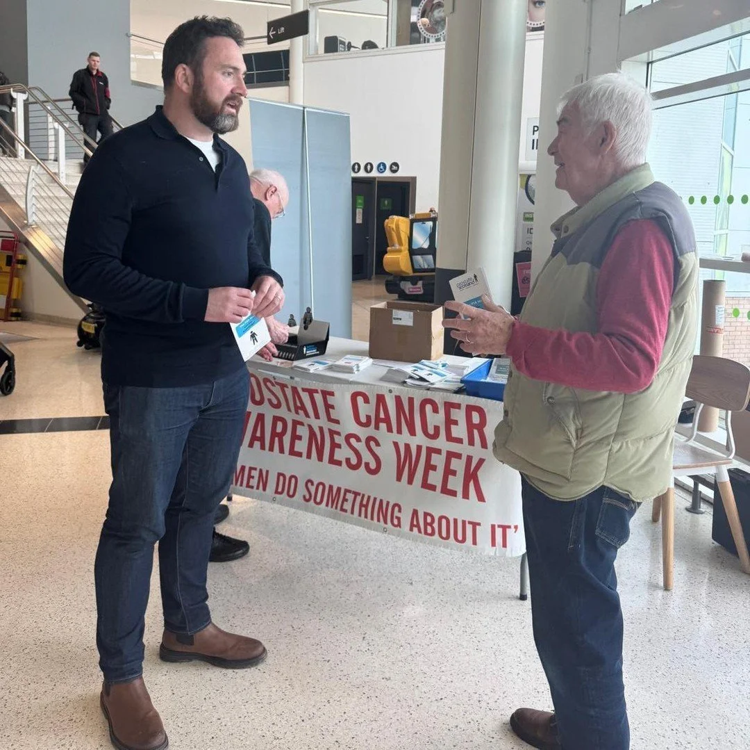 Every year, thousands of men across Scotland receive a prostate cancer diagnosis, yet many are still unaware of the risks, symptoms and importance of early detection.

I stopped by the Prostate Scotland awareness stall to meet the volunteers who are 