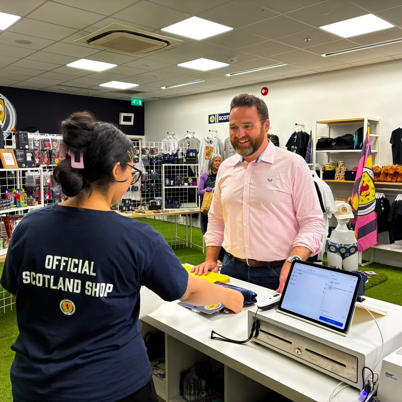 World Cup fever is definitely starting to kick in! ⚽️

With Scotland's first World Cup match in 28 years now less than a week away, I stopped by the new Official Scotland Shop at @thecentrelivingston to see how preparations are going ahead of the big