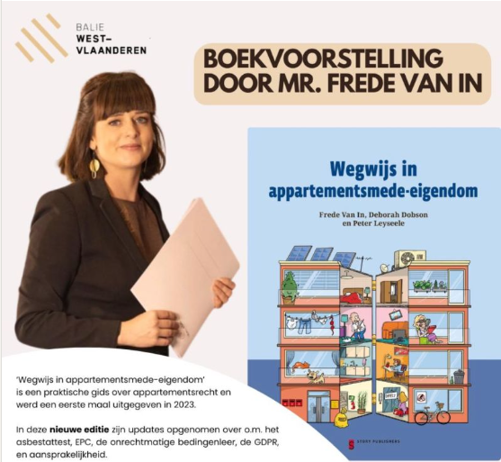 Boekvoorstelling Wegwijs in Appartementsmede-eigendom voor balie West-Vlaanderen