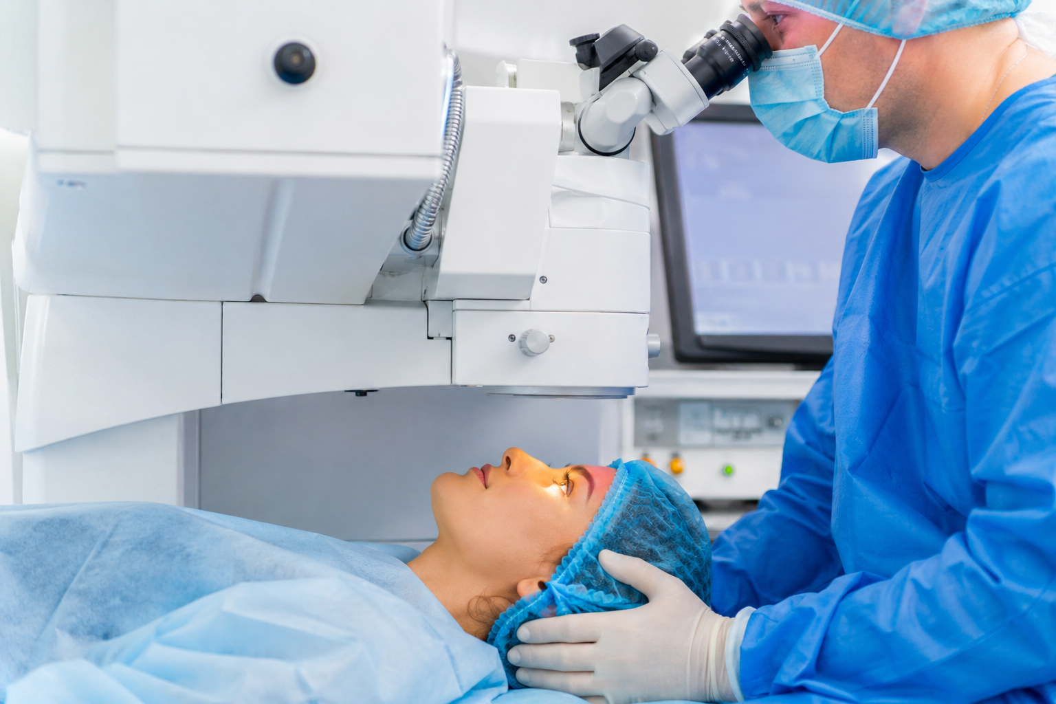 Comment se déroule une chirurgie réfractive étape par étape ?