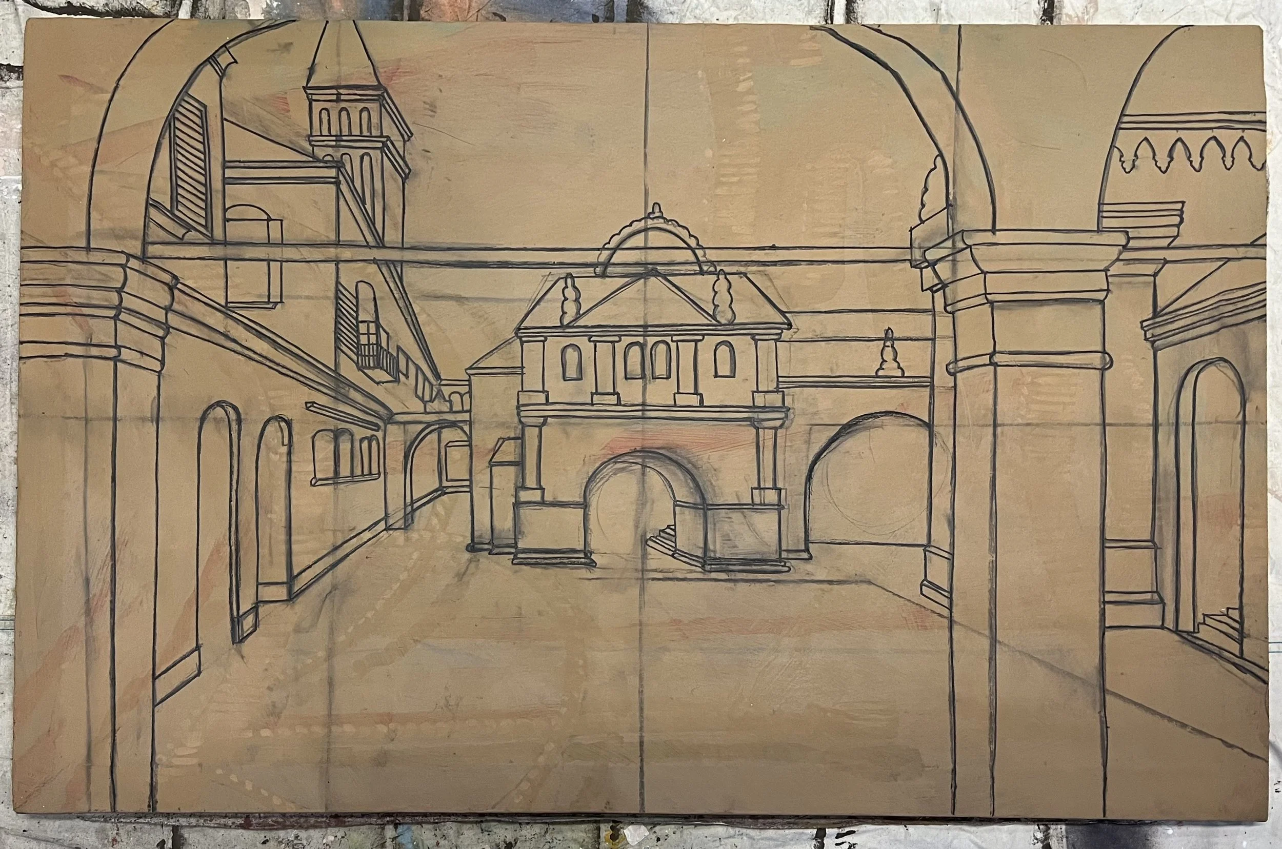 Sketching Process Shot