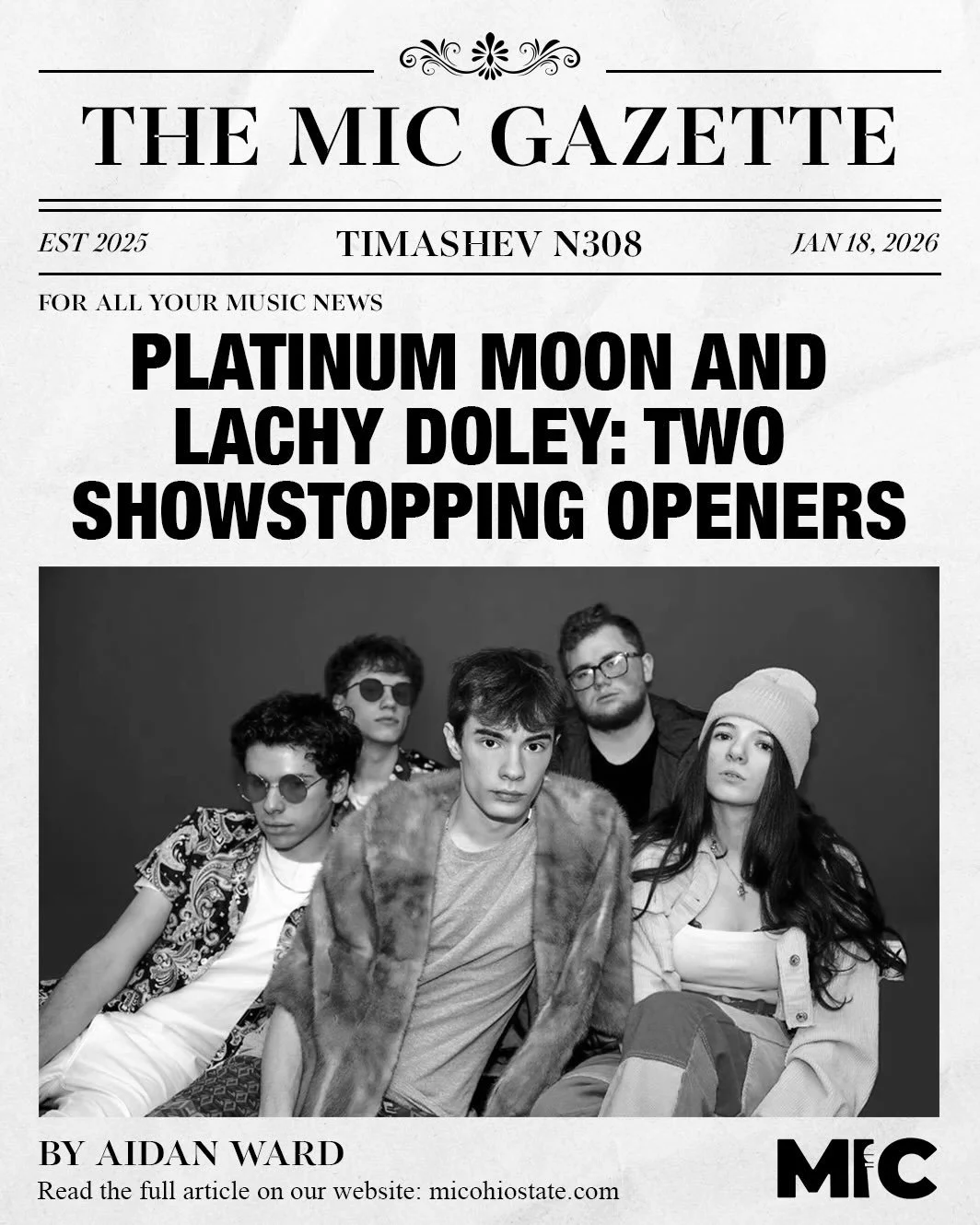Aidan Ward had the opportunity to see Platinum Moon and Lachlan Doley at the Madison Theater in Covington, KY. 

Swipe for a sneak peak of his thoughts on how the openers stole the show. Read the full article on our website (link in bio)!

✍️ Aidan W