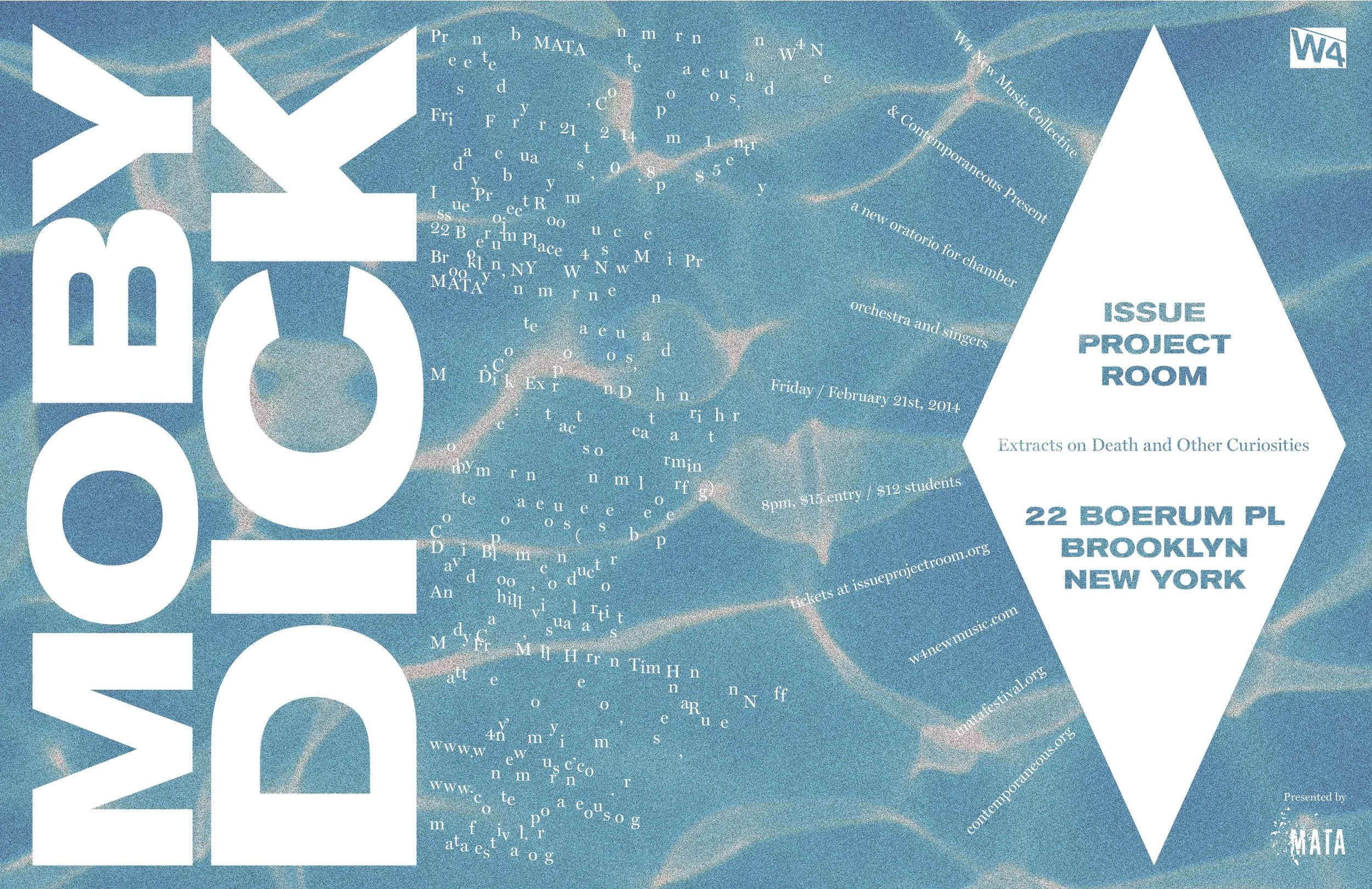 Moby Dick — MATA Interval 7.2 with West Fourth New Music