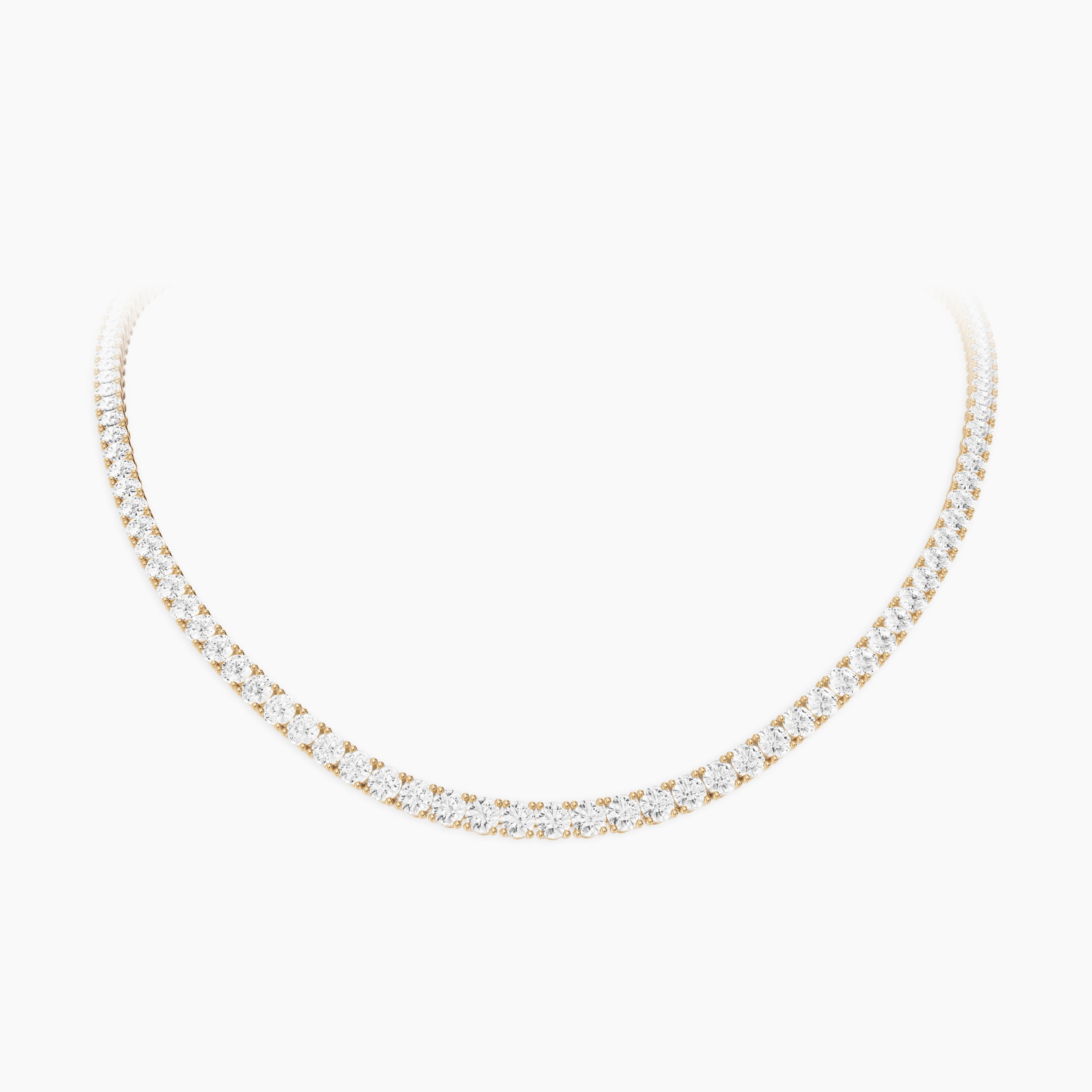 Round Tennis Necklace yellow.jpg