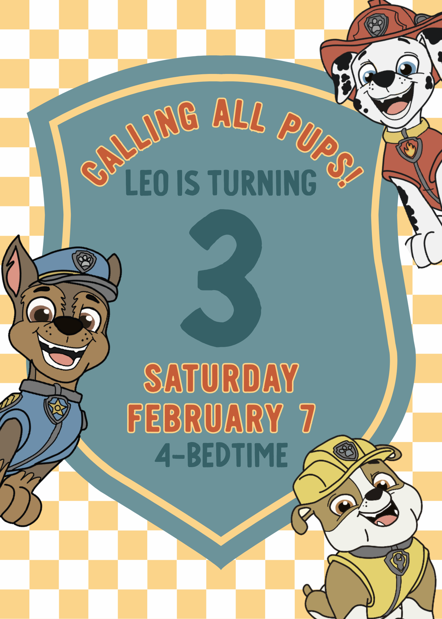 Paw Patrol Birthday Party