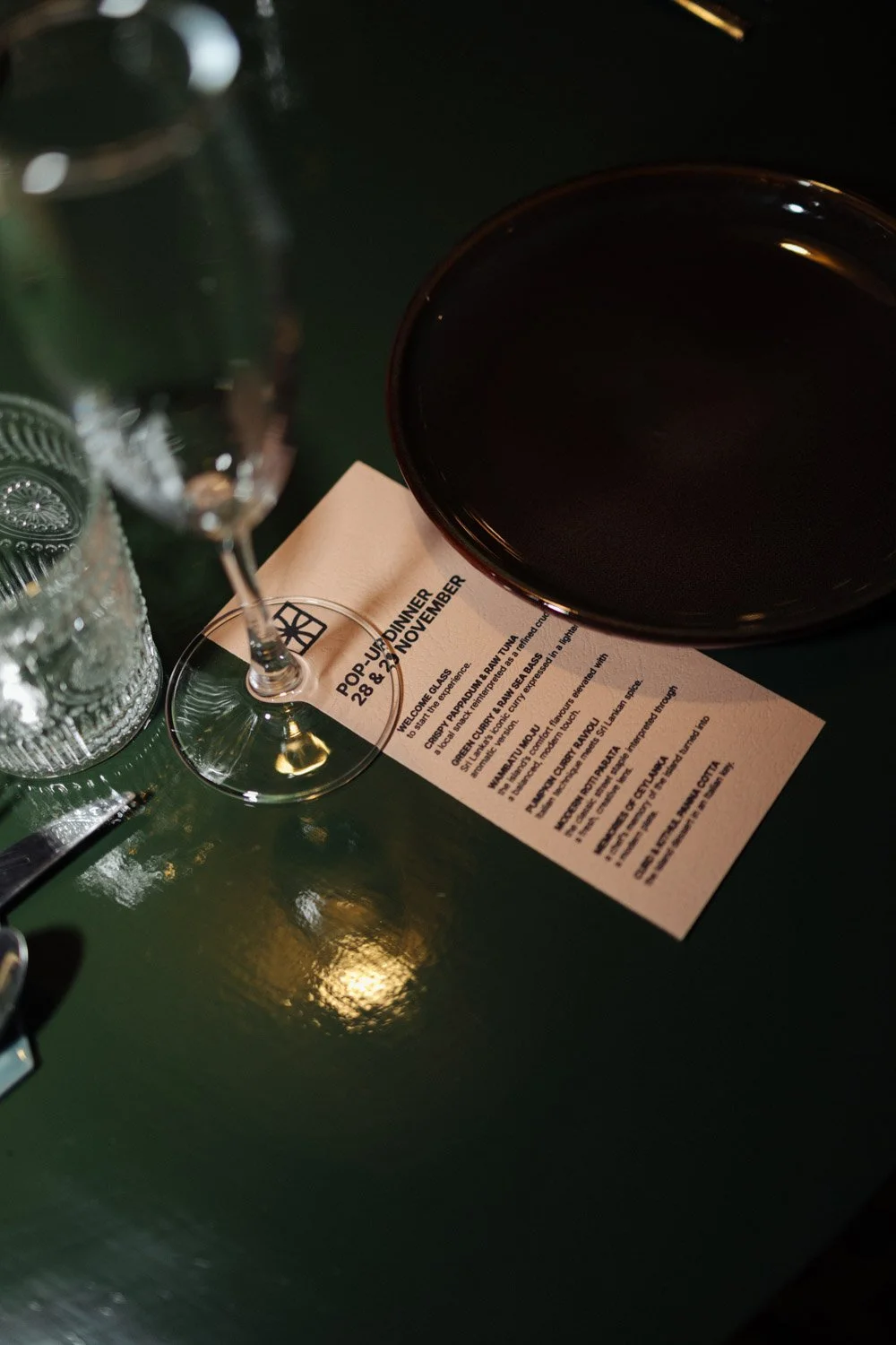POP-UP DINNER
