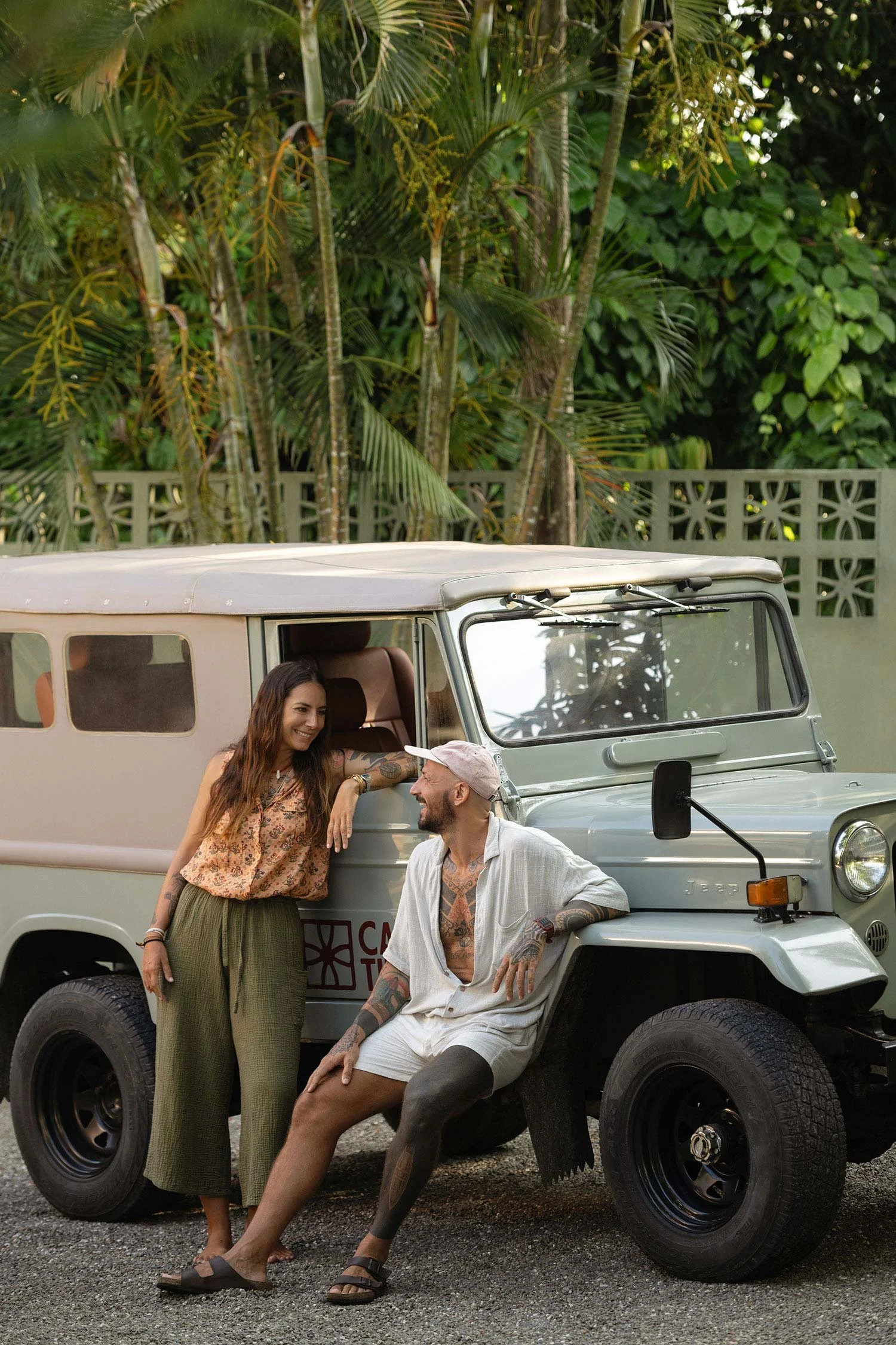Alice and Stefano, founders of Casa Tikiri boutique hotel, Ahangama, Sri Lanka