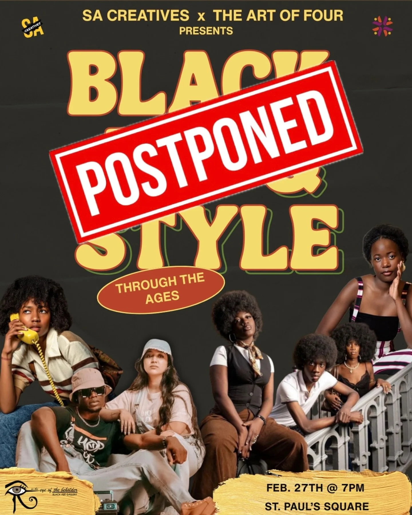 🚨EVENT POSTPONED🚨 Our awesome hosts with In the Eye of the Beholder Art Gallery have been hindered by the historic NYC Blizzard this week. 

We&rsquo;re wishing them safe travels! And we agreed this type of event could be done any time of year, not