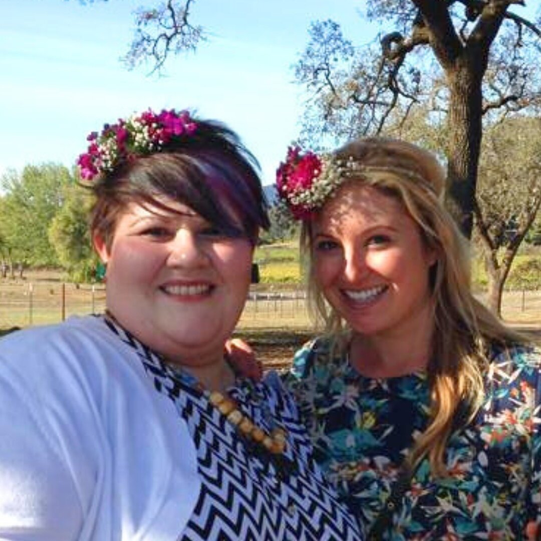 Happy Beltane!⁠
⁠
I've been seeing some amazing pictures in my feed from several friends who attended a Beltane retreat over the weekend, and it looked glorious. Seeing them in their flower crowns reminded me of this picture from a retreat I attended