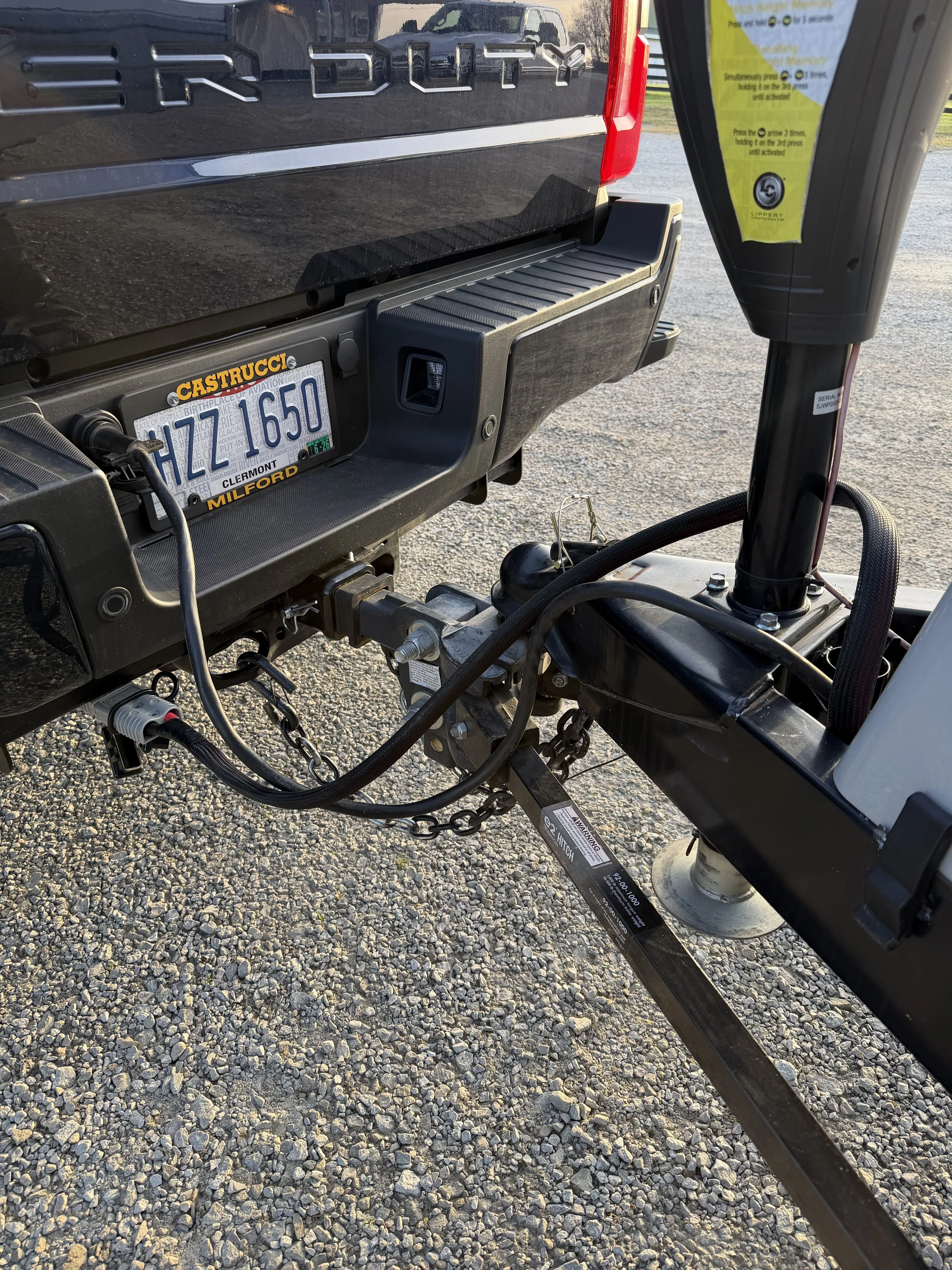 Anderson connector, mounted, Plugs from trailer