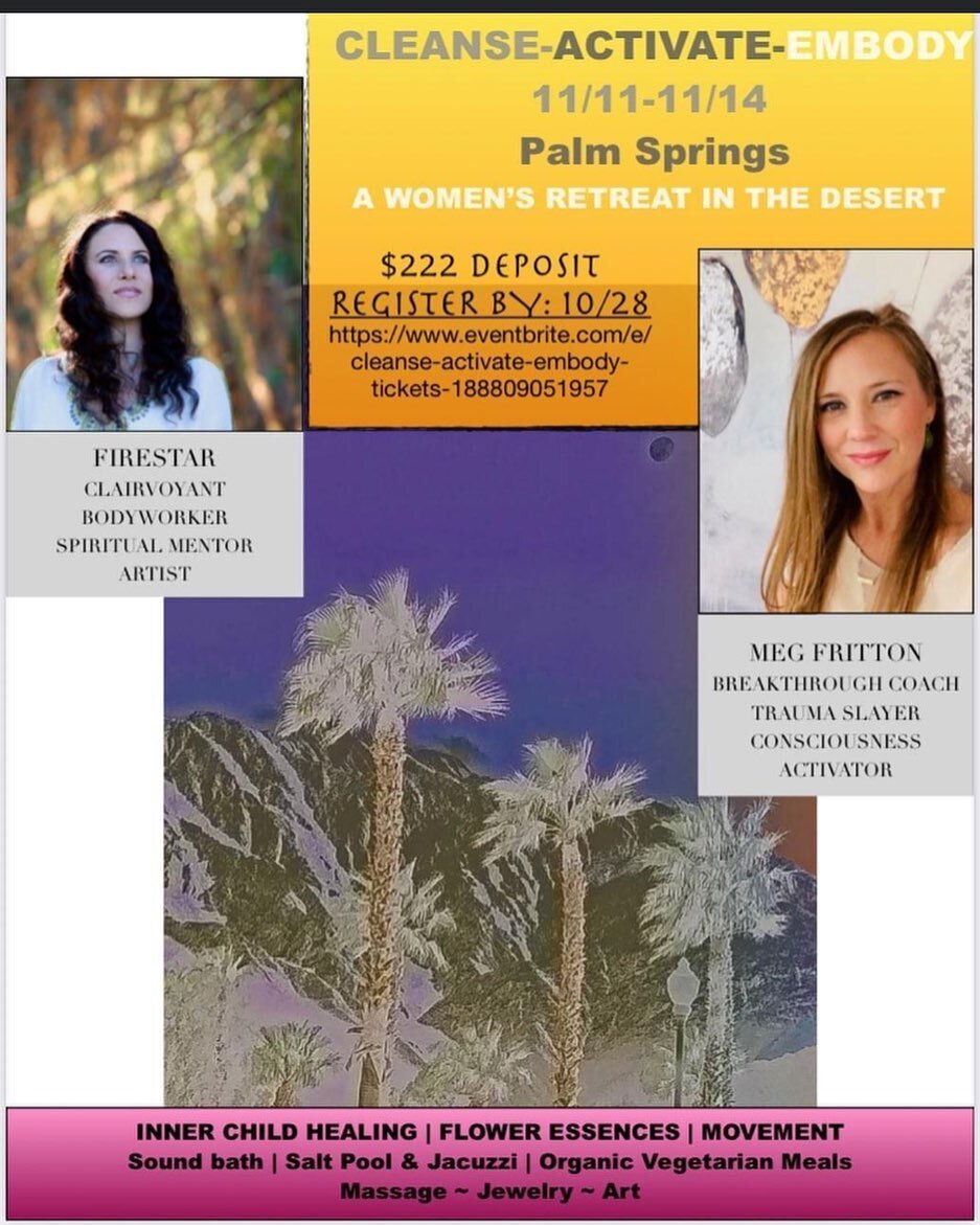 CLEANSE ~ ACTIVATE ~ EMBODY

The last year and a half has had many of us feeling exhausted, depleted and disconnected with pressure coming from many directions! 

From projected fear, to uncertainty driven by ever-changing information, from life-thre