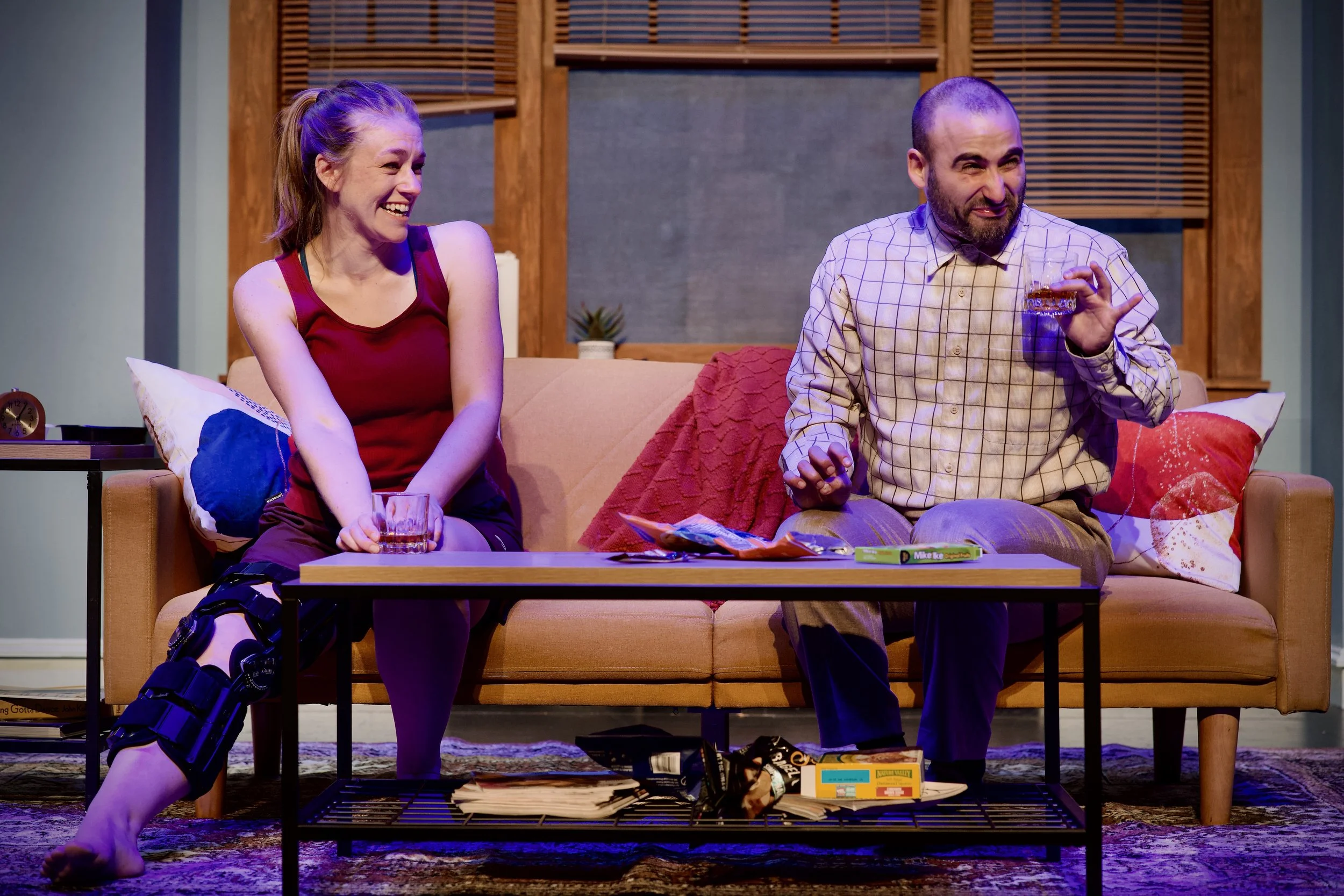Senga in DANCING LESSONS - Pictured with Avi Aharoni (Photo by Brian Pierce)