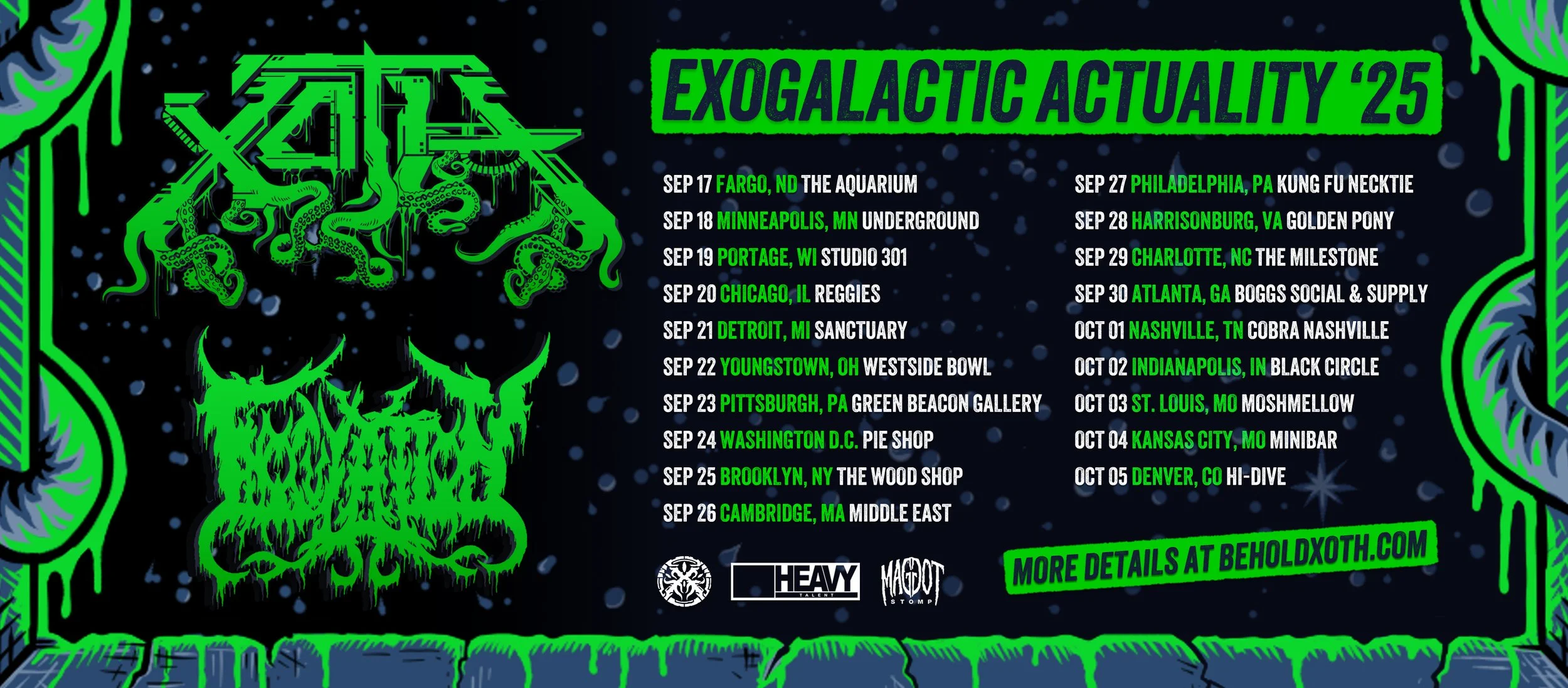 Xoth, Innoculation, Extortion Cellar & Crack Vape