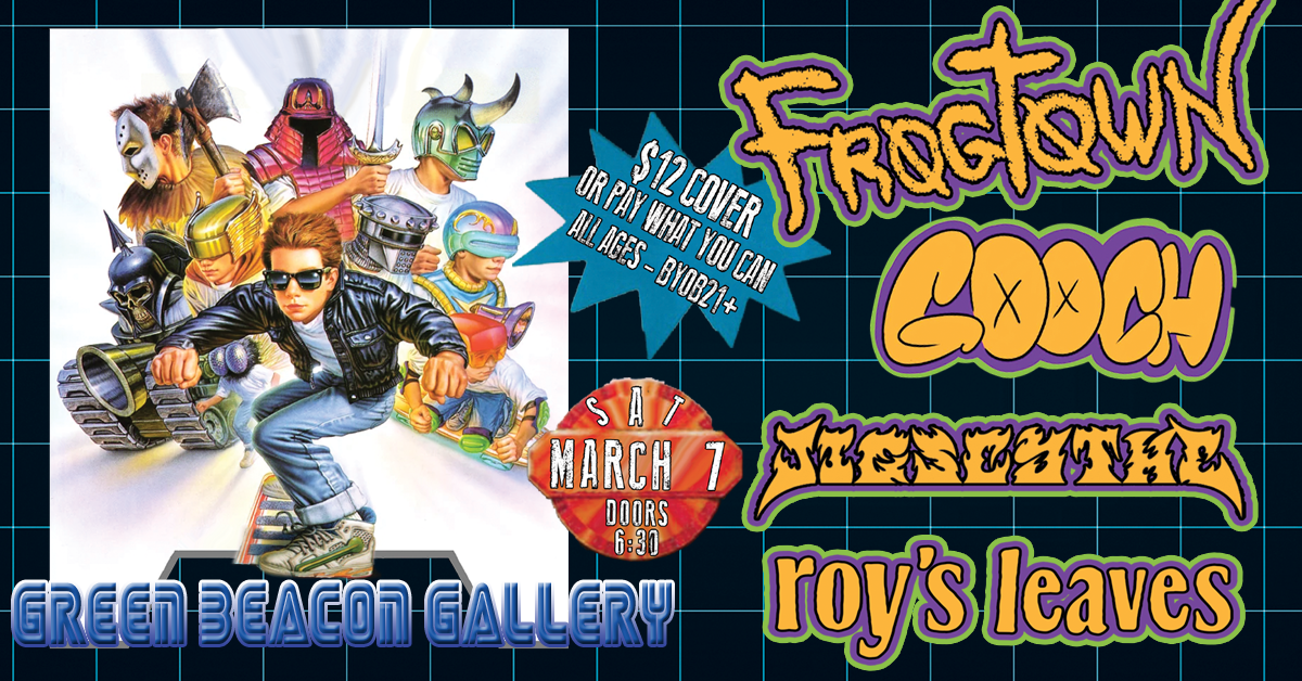 Frogtown, Gooch, Jigscythe & Roy's Leaves