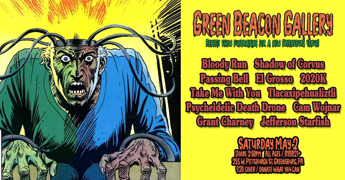 GBG BENEFIT SHOW w/ Bloody Run, Shadow of Corvus, Passing Bell, 2020K, TMWY & many more!