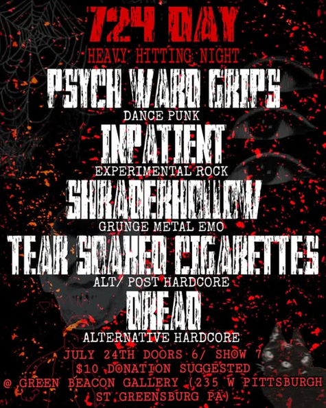 Psych Ward Grips, Inpatient (OH), Shraderhollow, Dread & the Apparatus
