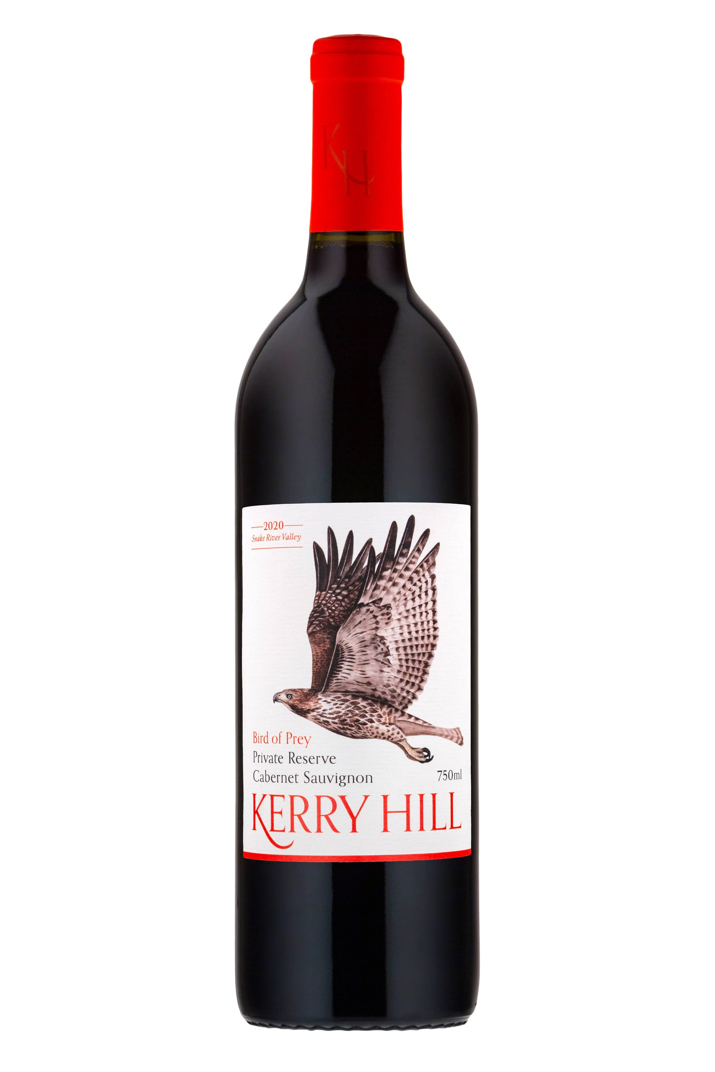 Bottle of Kerry Hill Red Wine