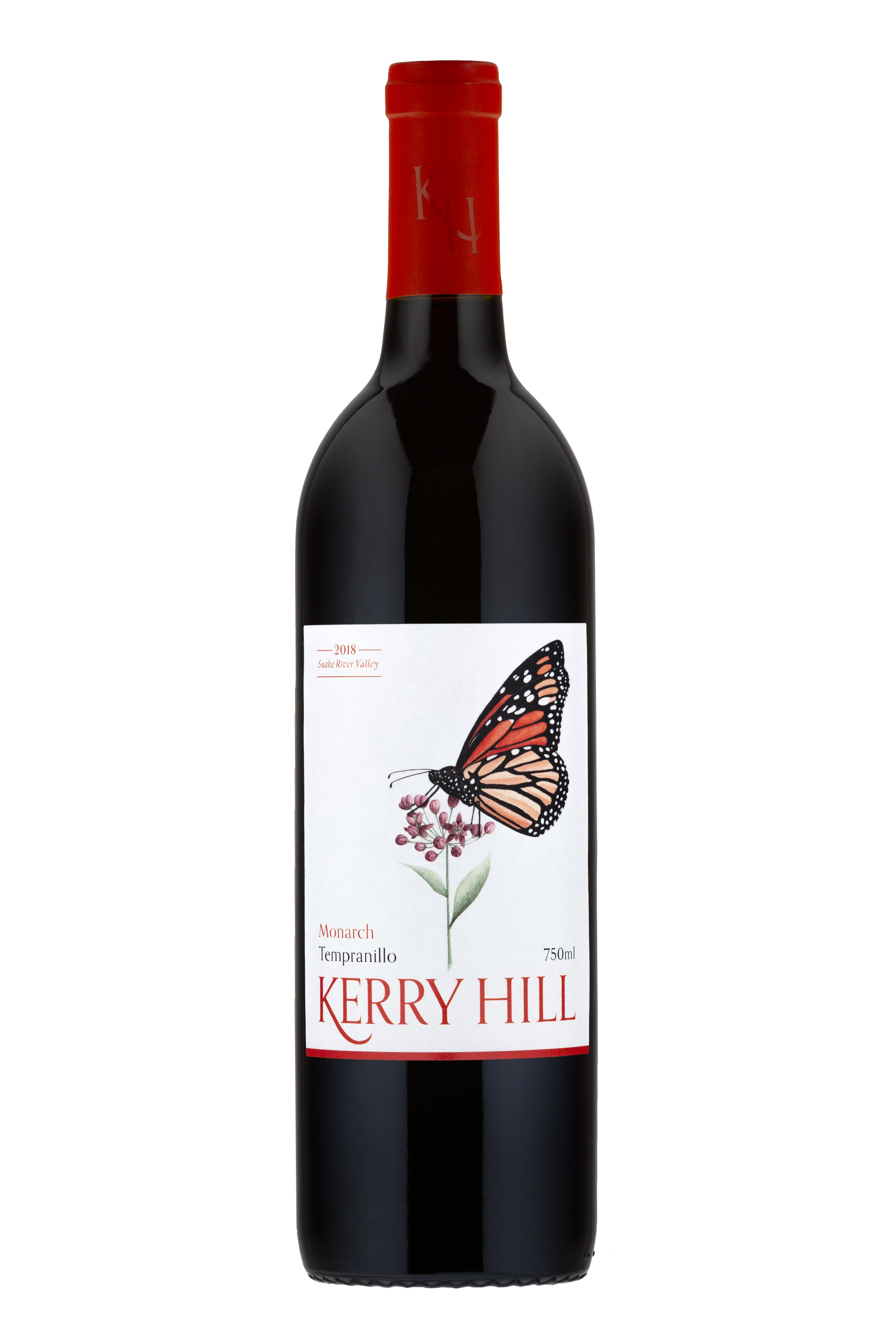 Bottle of Kerry Hill Red Wine